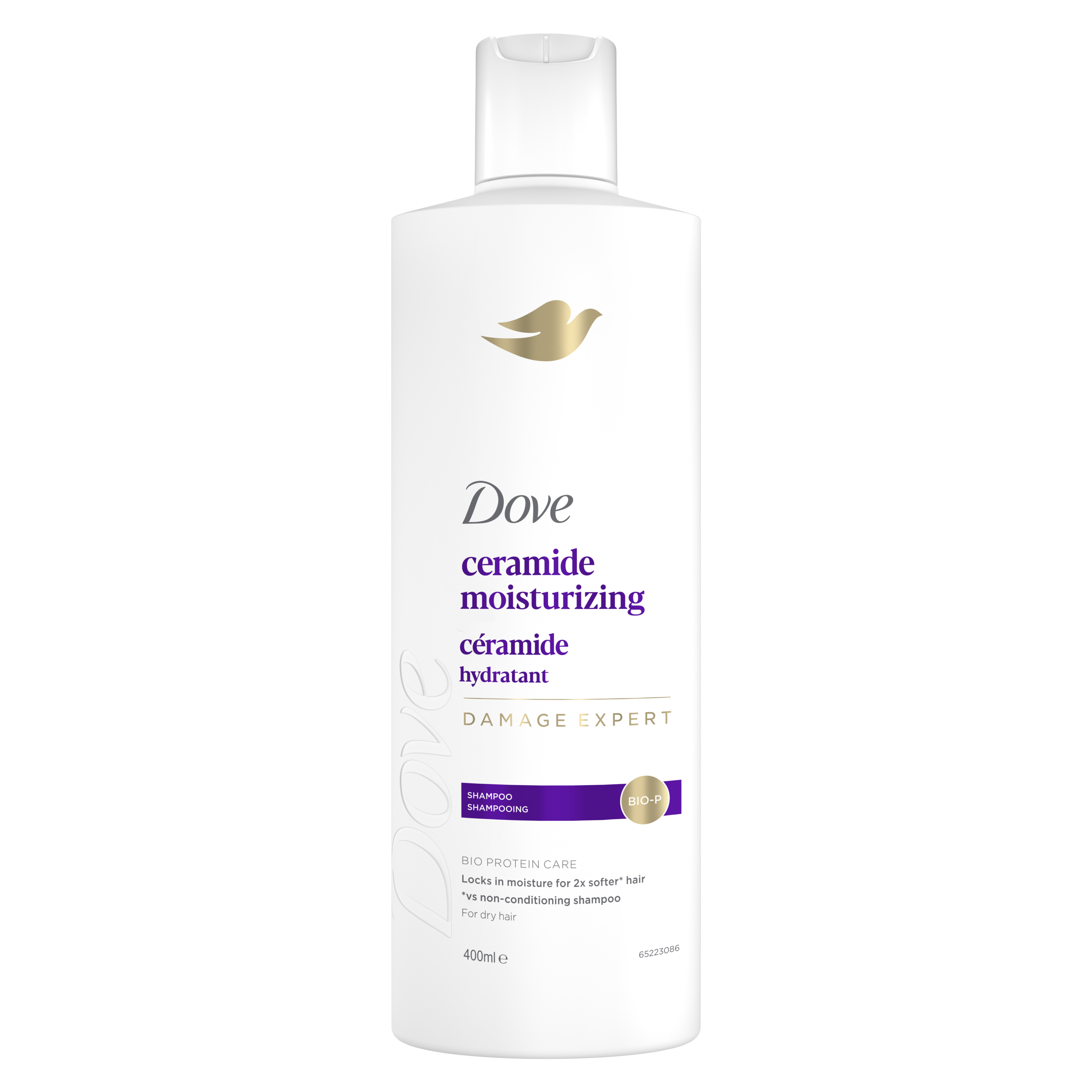 Dove Ceramide Moisturising Shampoo 400 ml packshot