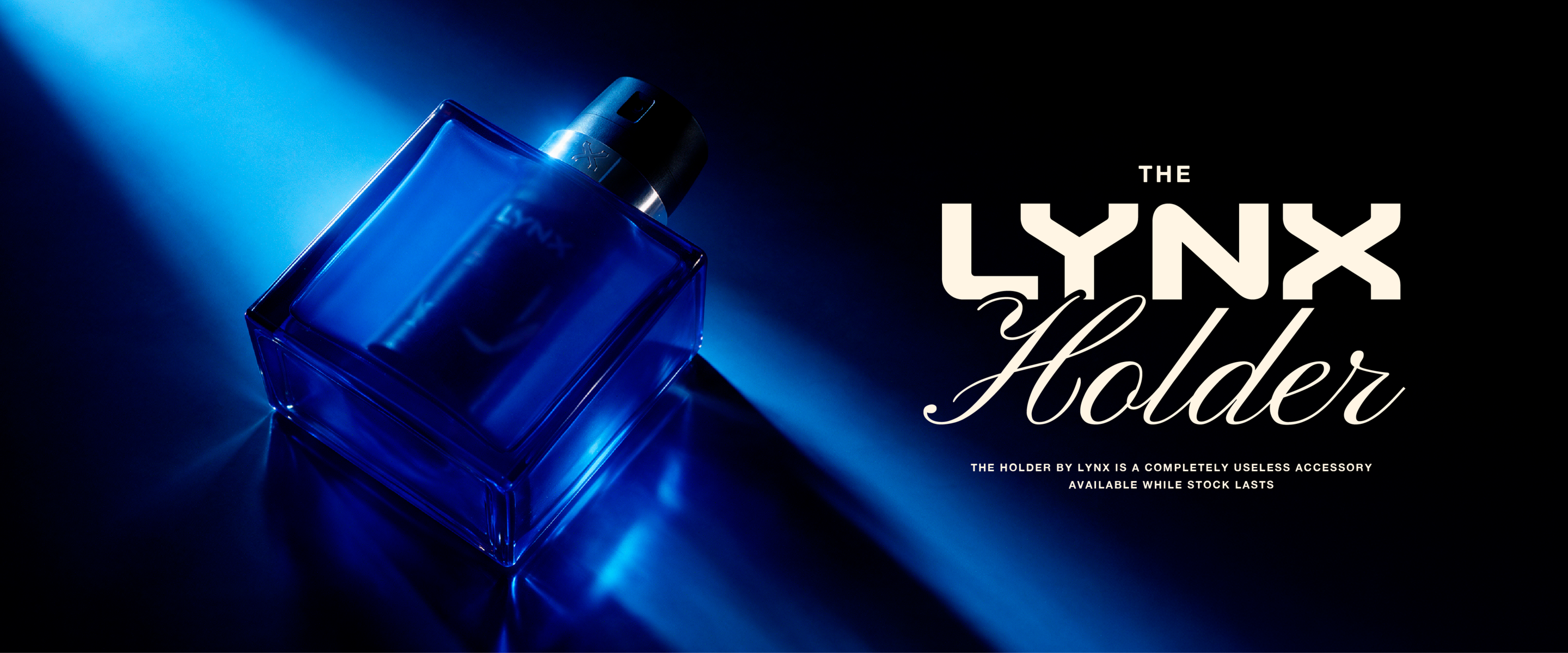 Lynx limited edition holder banner