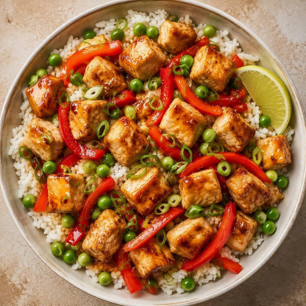 Golden Chicken Rice Bowl 20 MINS  recipe