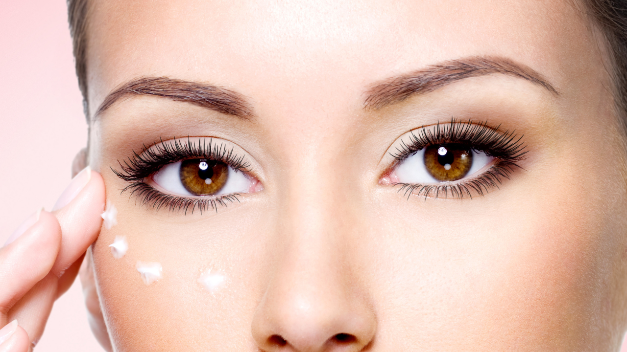 3. Dot it along the orbital bone, not directly under the lash line.