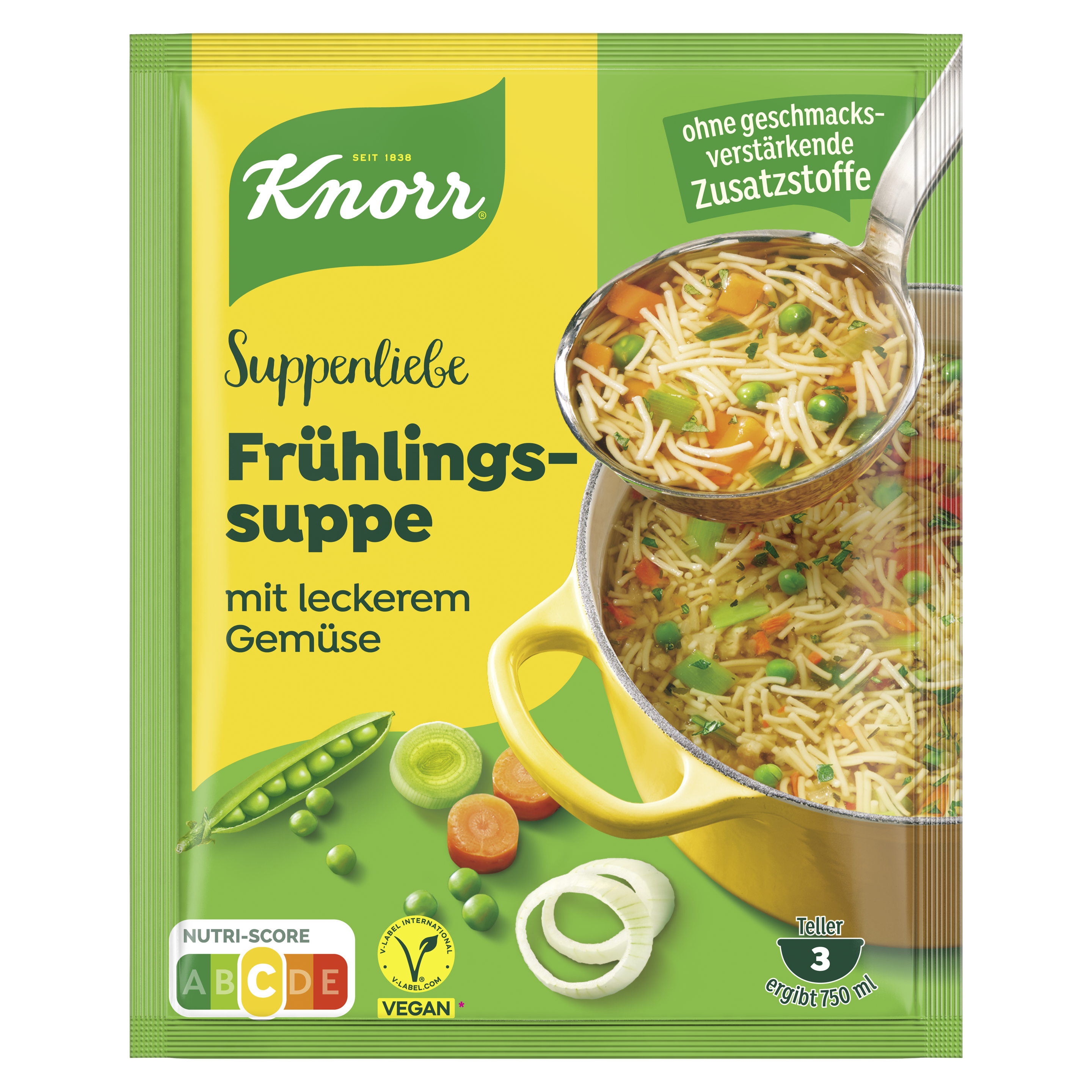 Knorr Suppenliebe Frühlingssuppe 750ml Beutel packshot
