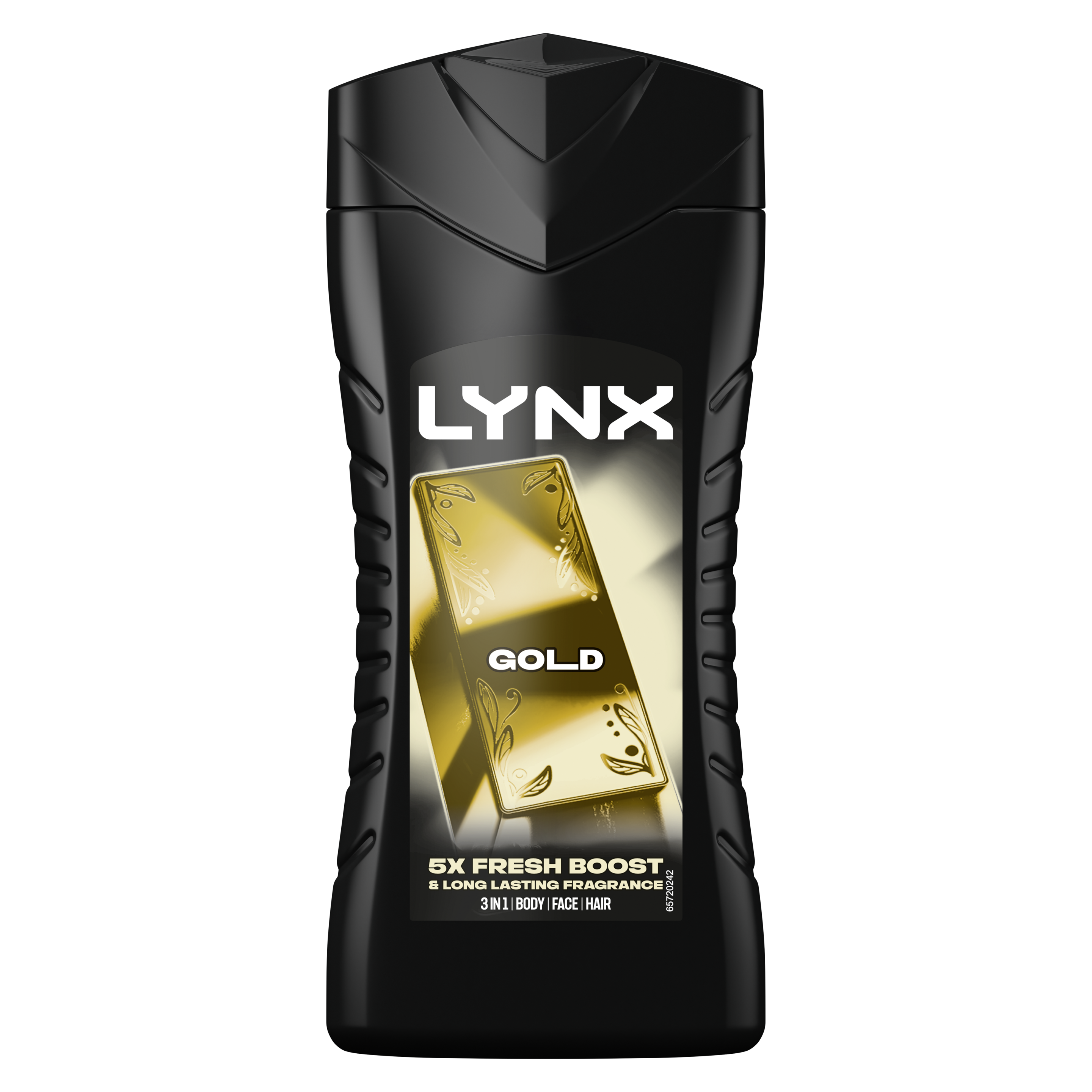 Lynx Gold 3-in-1 Body Wash shower gel 225 ml packshot
