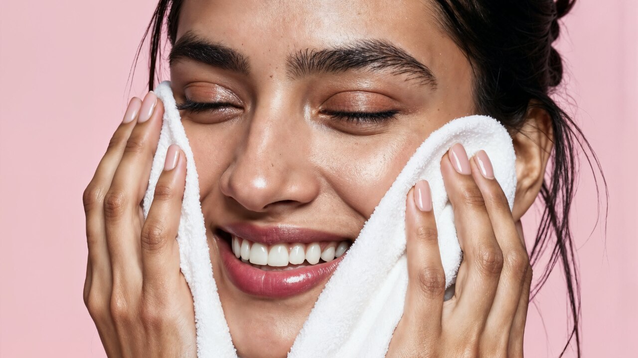 Step 5: Pat dry and moisturise immediately