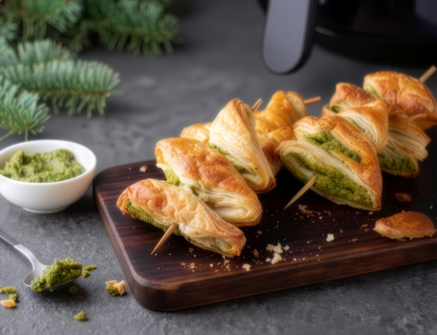 Blätterteig Tannenbäume aus dem Air Fryer 38 Min  recipe