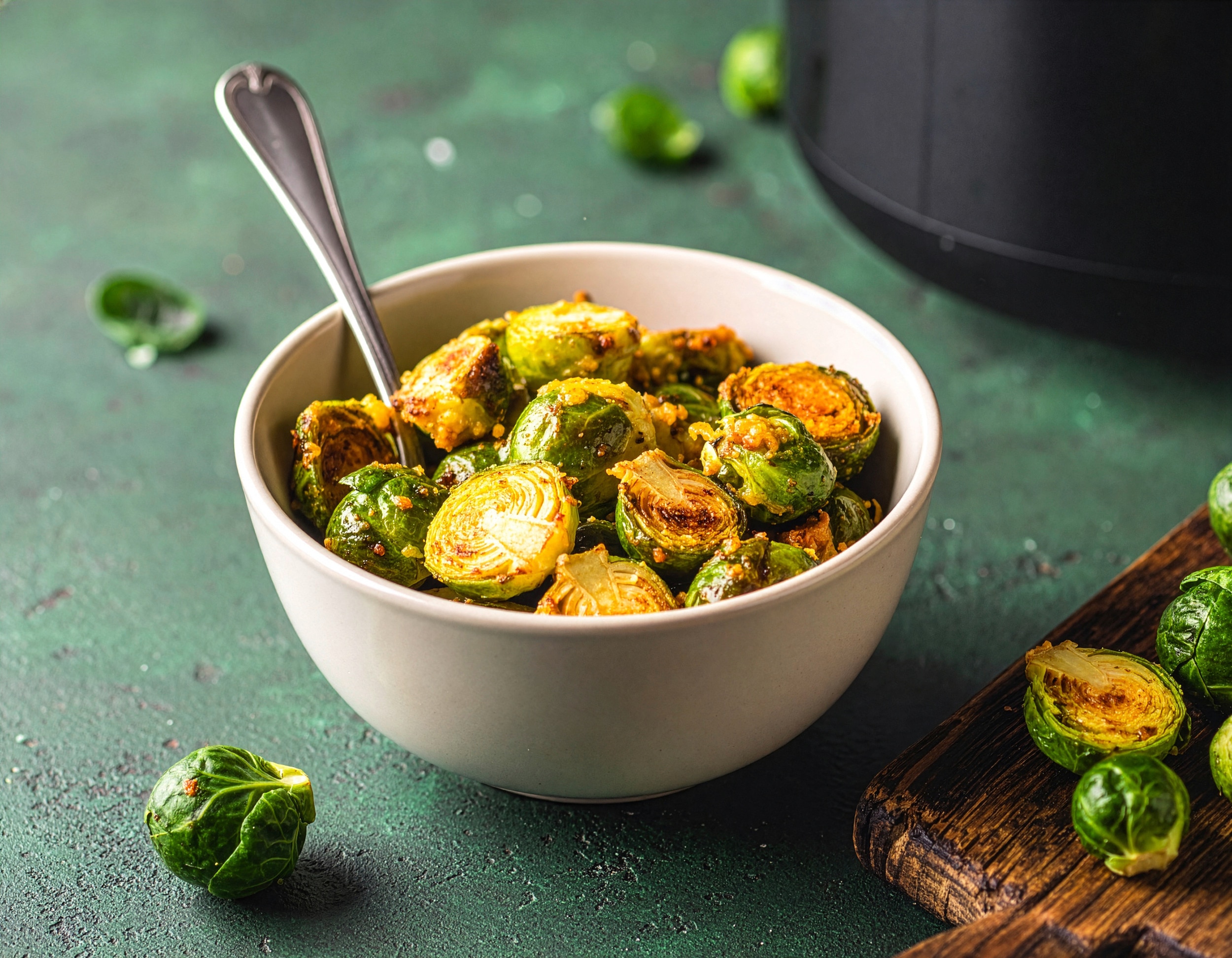 Crispy Cheesy Rosenkohl aus dem Air Fryer 22 Min  recipe