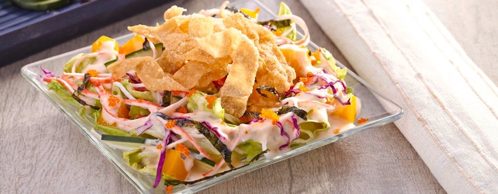 Resto-Inspired Mango and Kani Salad Recipe With Japanese-Style Mayonnaise 15 mins  recipe