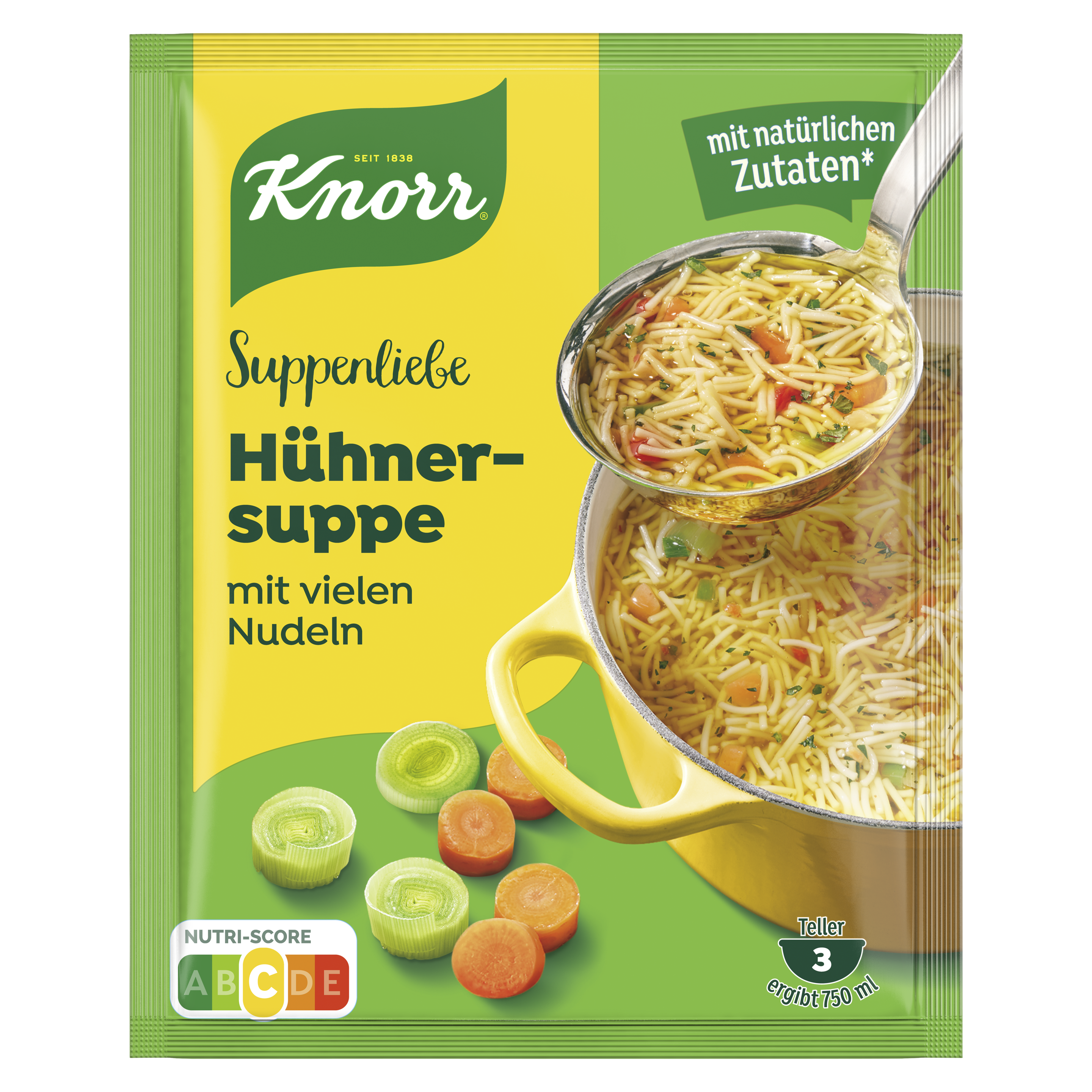 Knorr Suppenliebe Hühner Suppe 750ml Beutel packshot