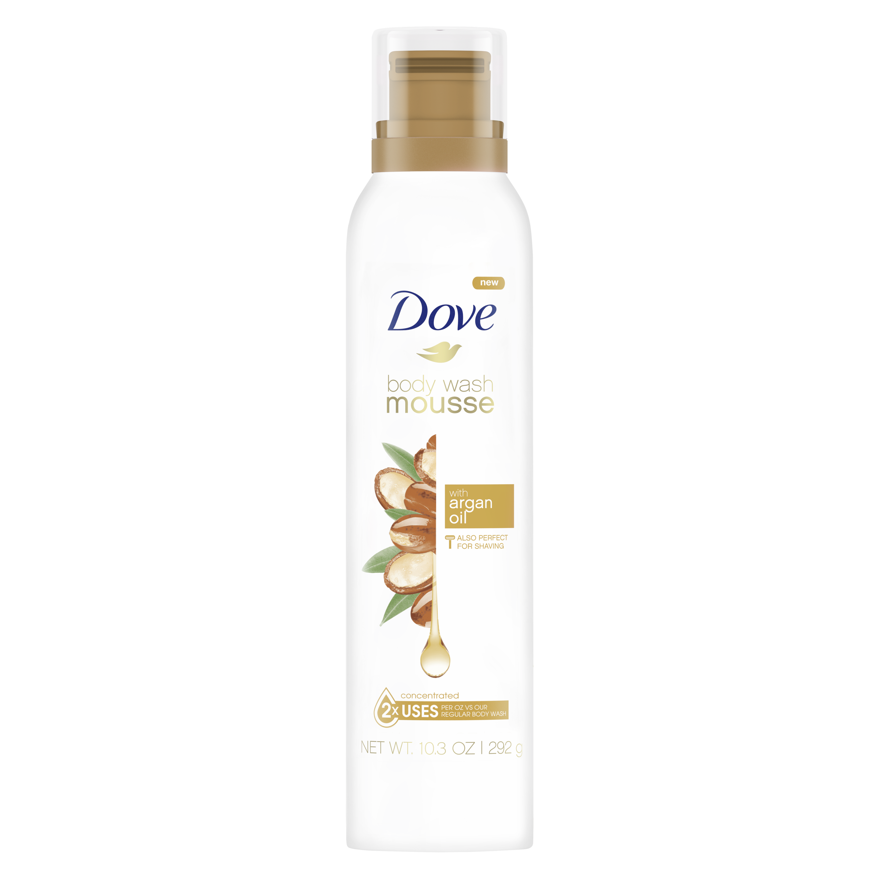 Body Wash Mousse with Rose Oil | Dove