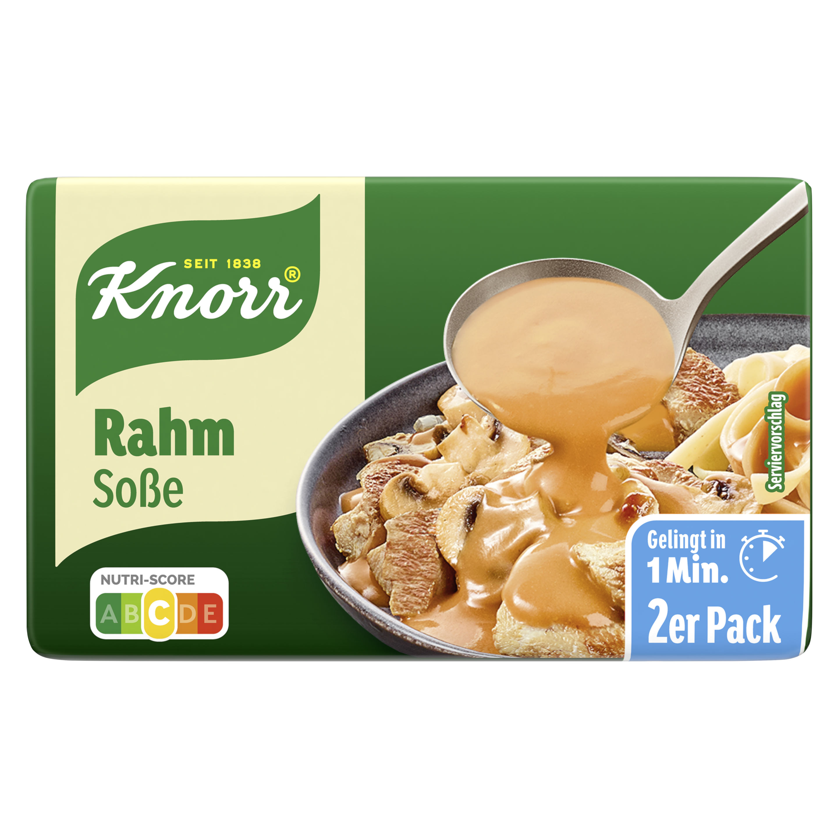 Knorr Rahm Soße ergibt 2 x 250 ml packshot