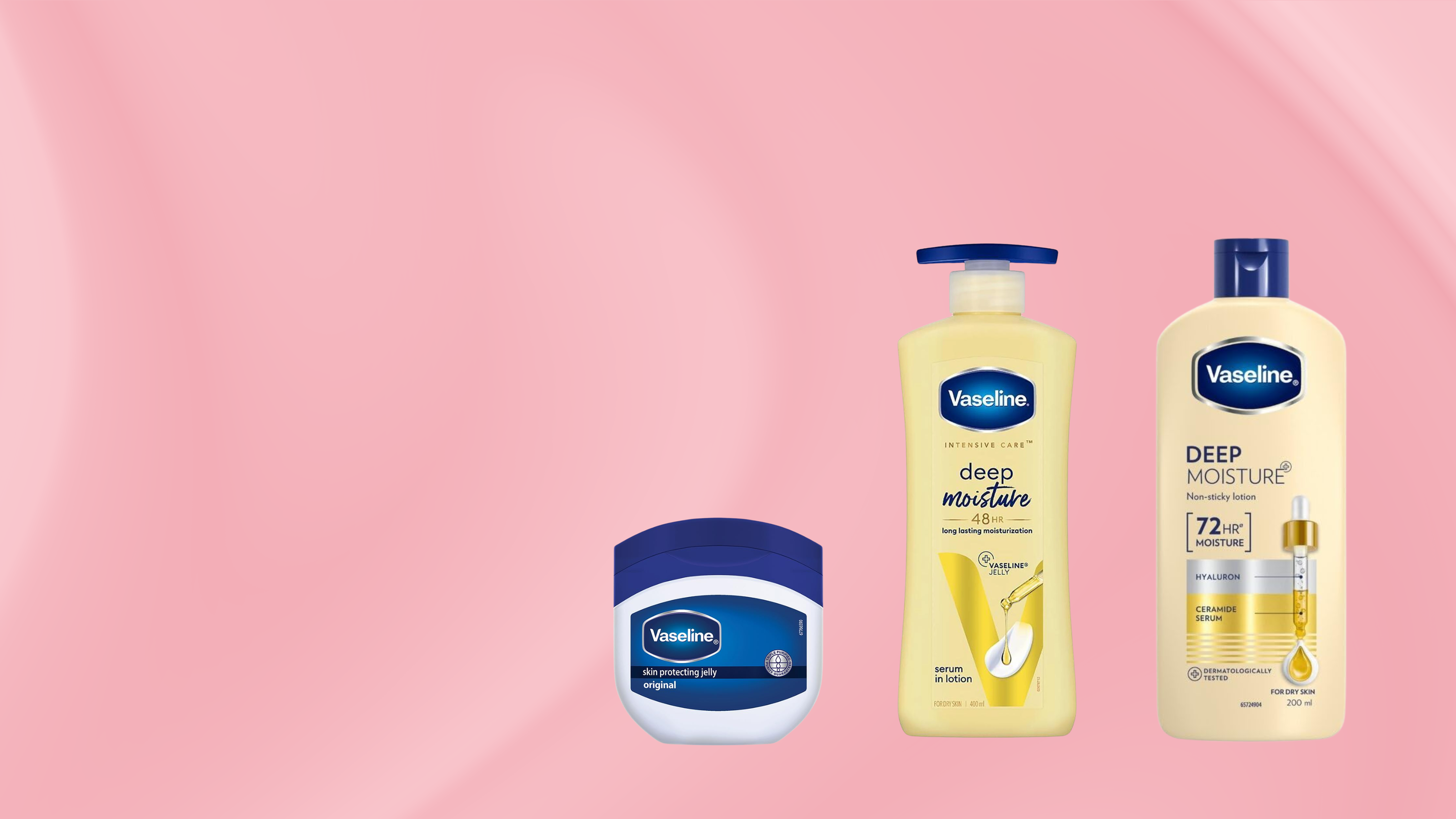 Vaseline Jelly micro-droplets: the occlusive hero of every bottle