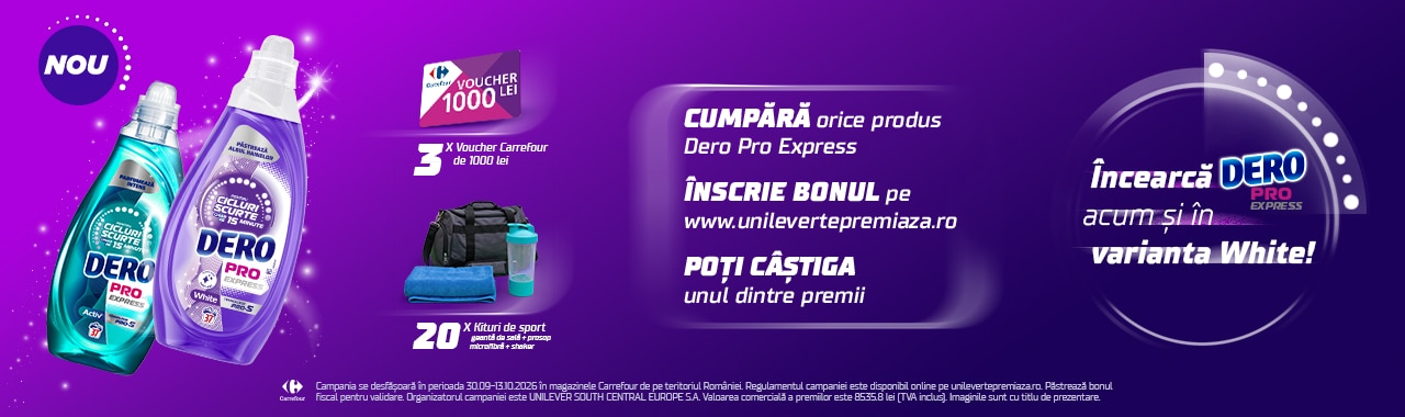 Campanie Dero Pro Express în Carrefour