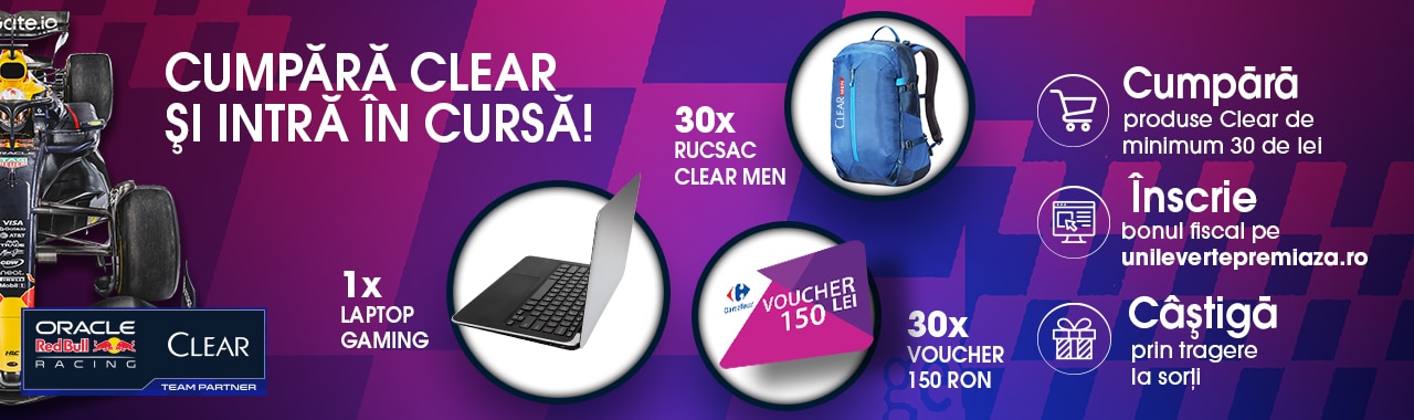 Cumpără Clear și intră în cursă! în Carrefour