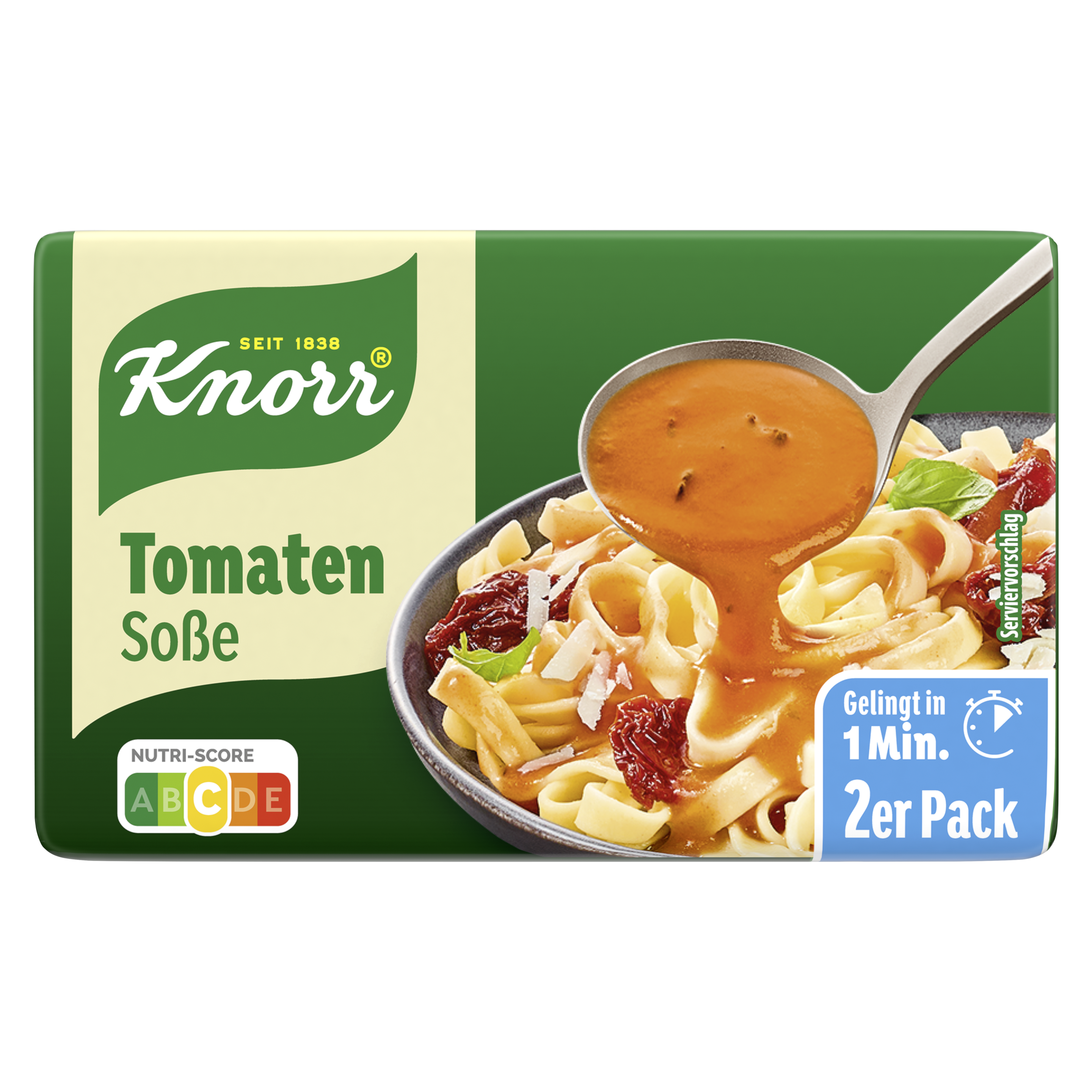 Knorr Tomaten Soße ergibt 2 x 250 ml packshot