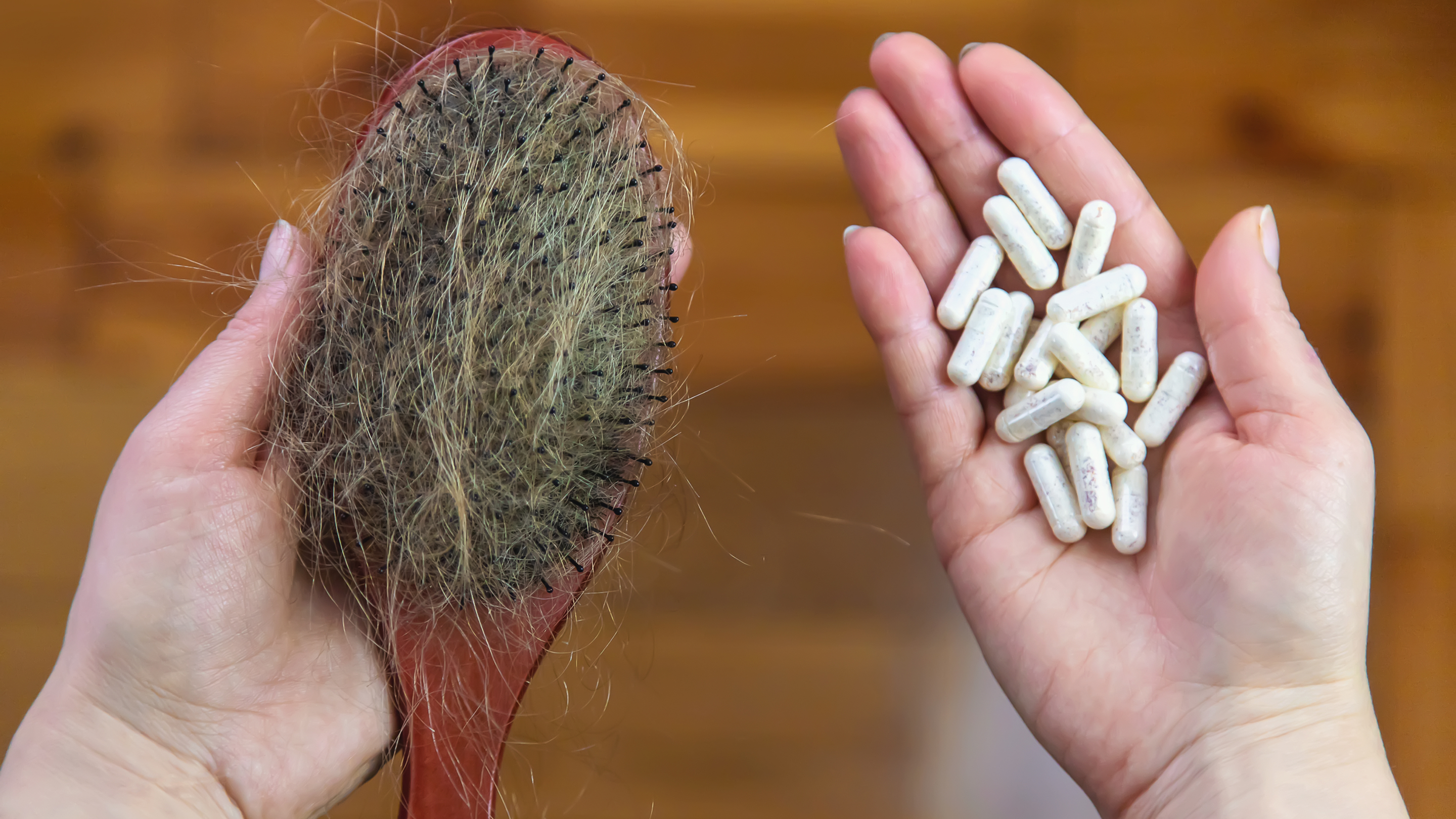 Hair Vitamins for Hair Fall Including Biotin Zinc and Iron