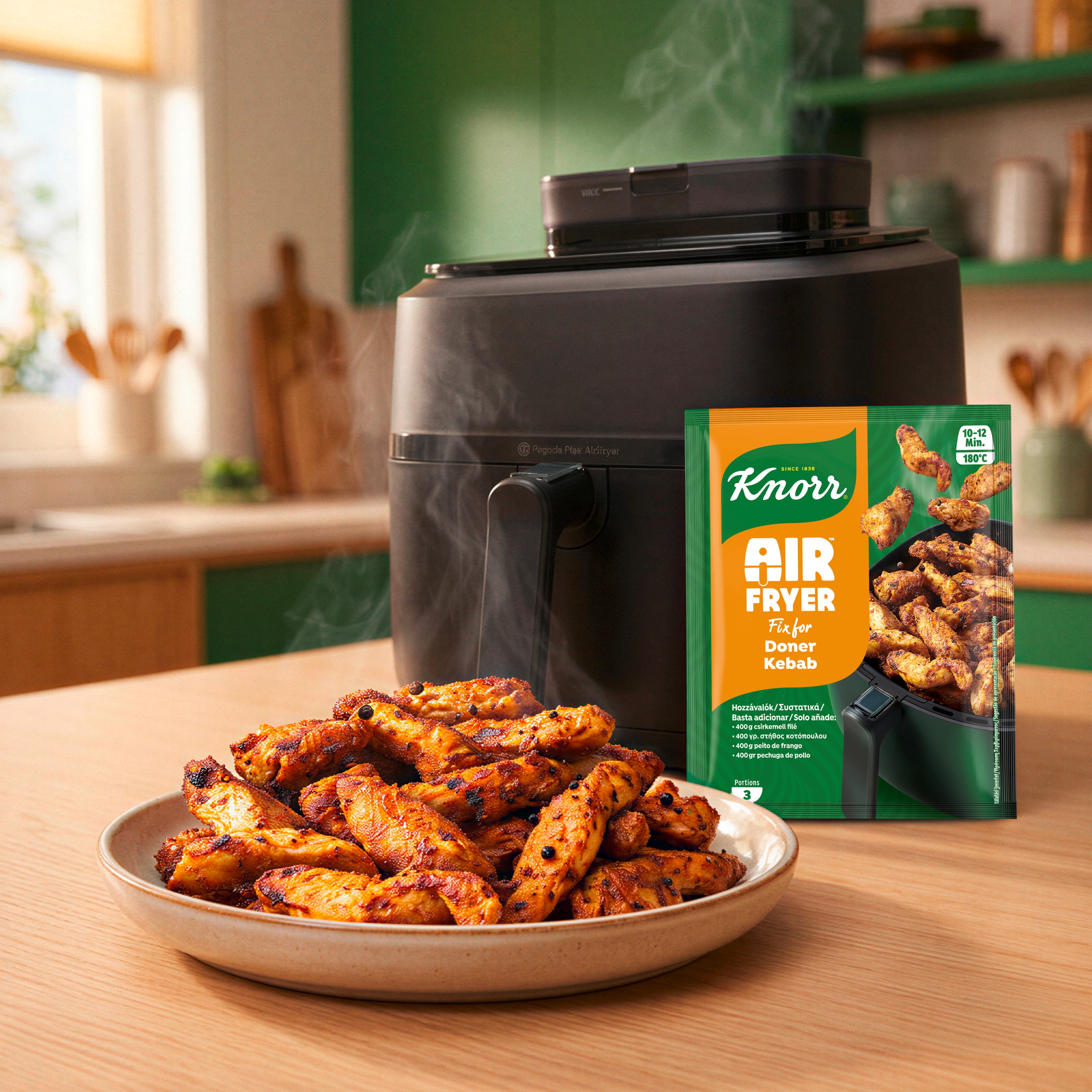 Knorr Air Fryer Pollo Döner Kebab 30 gr packshot
