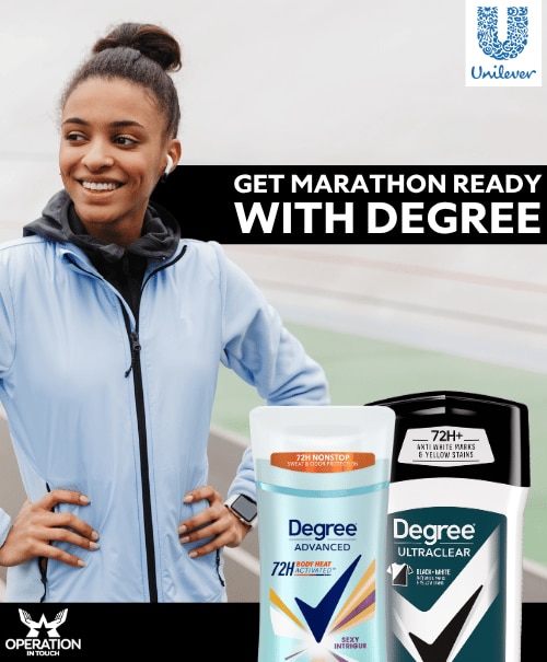 Degree Get Marathon Ready with Degree article