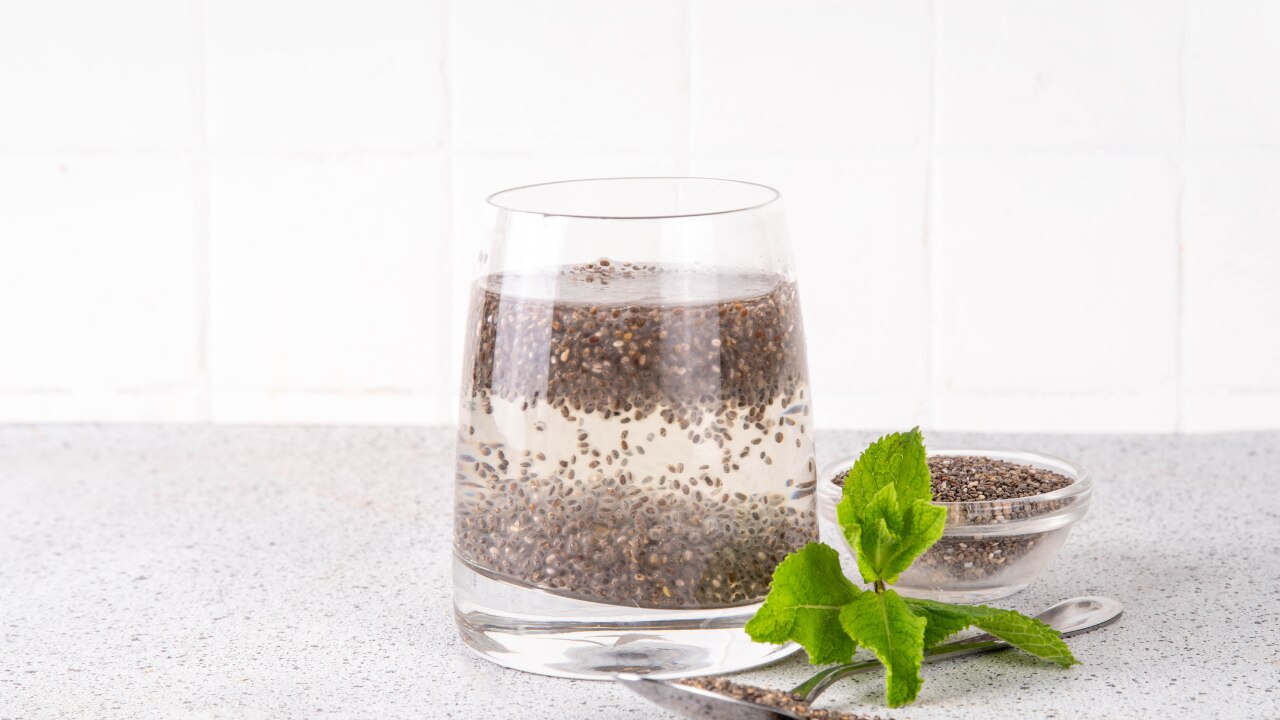 1. Soaked Chia Seed Water