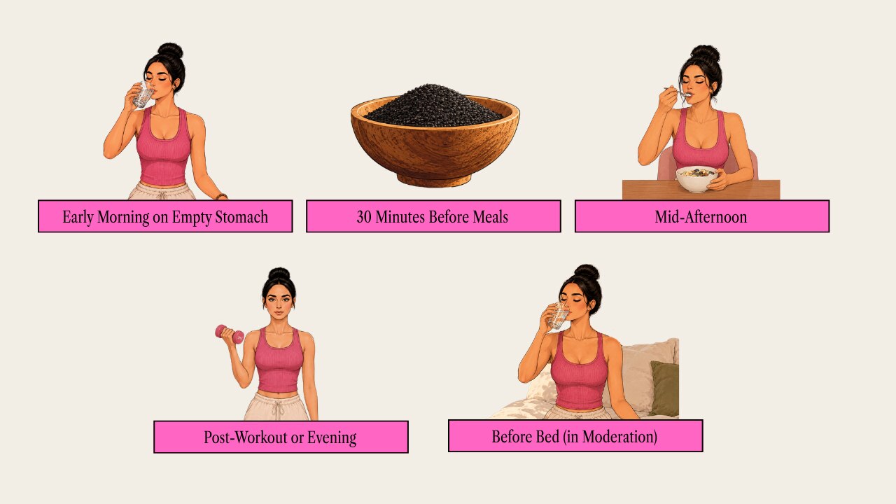 Best Time to Consume Sabja Seeds
