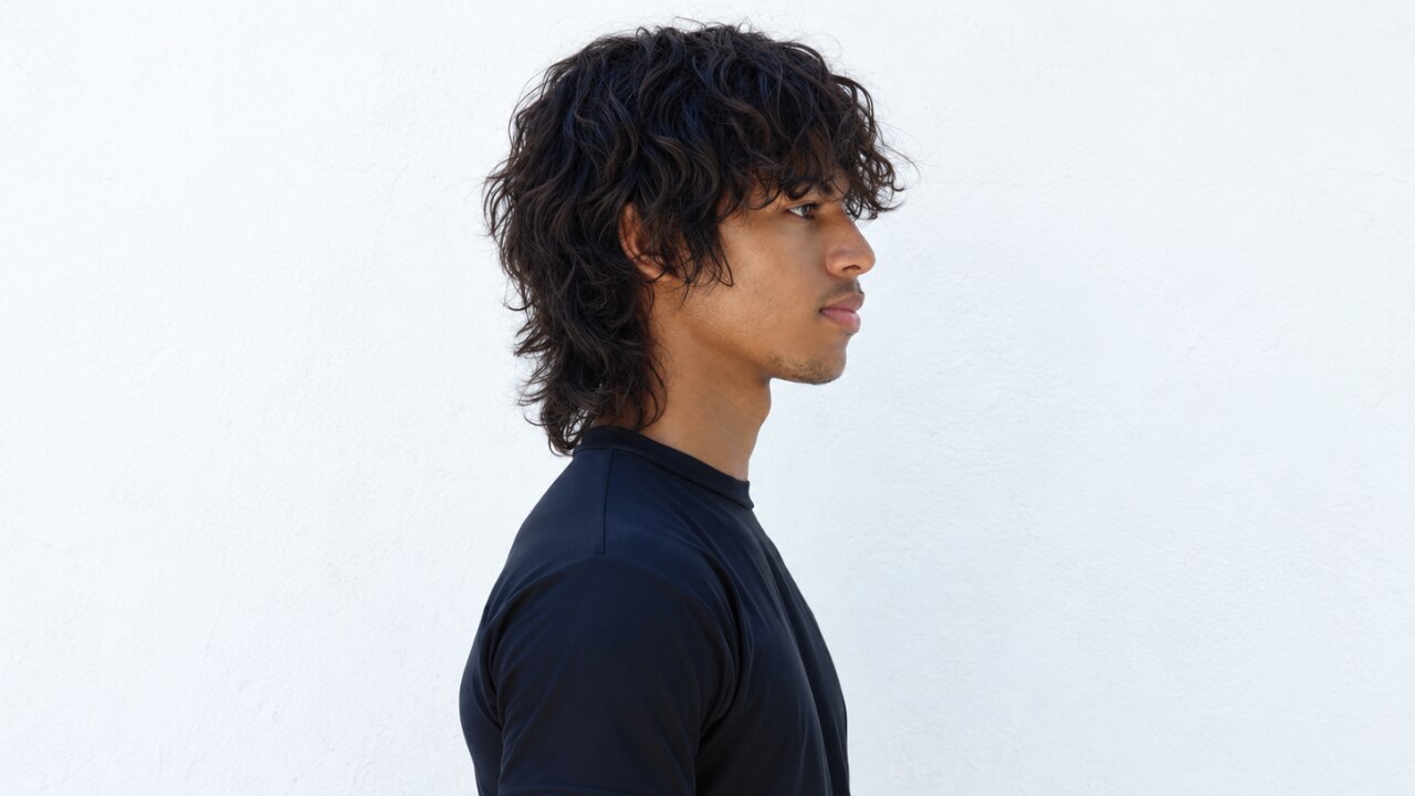 Permed Wolf Cut