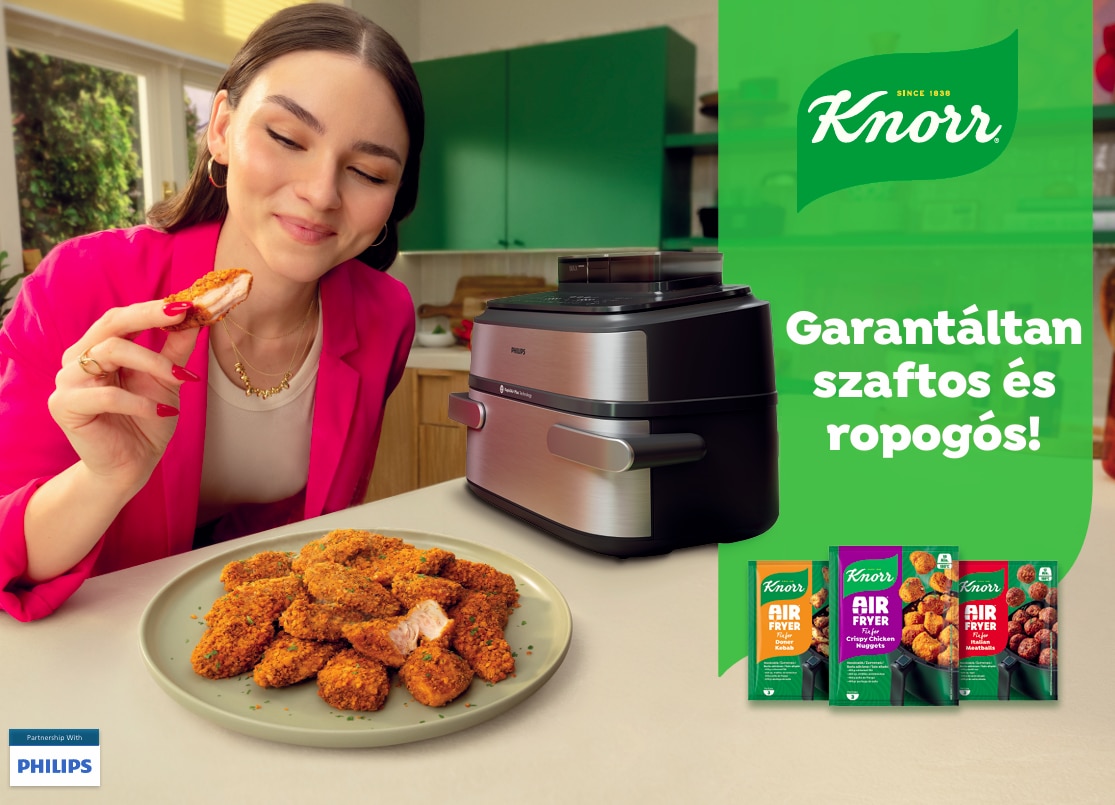 Knorr Airfryer- Garantáltan szaftos és ropogós!