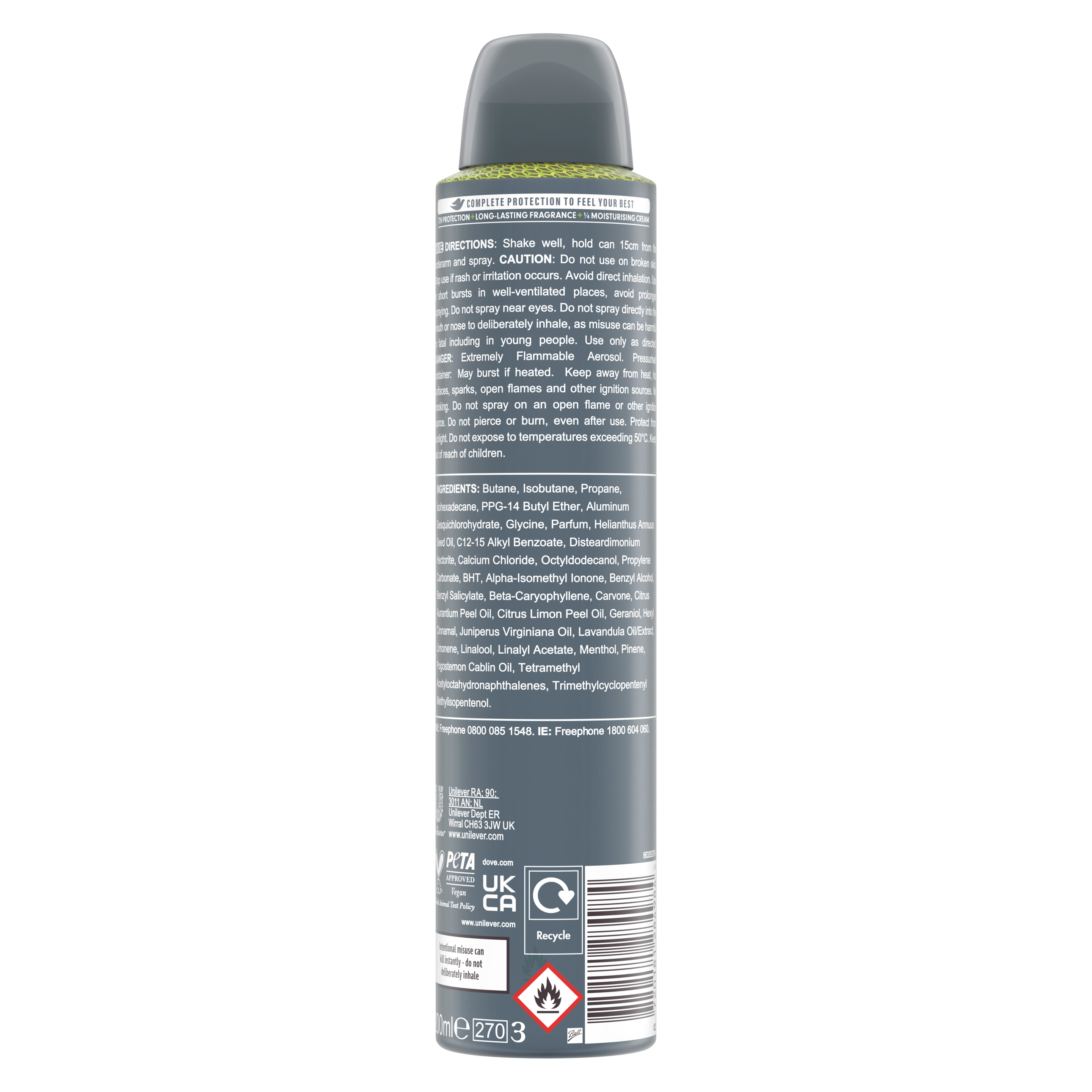 Men+Care Advanced Sport Fresh Antiperspirant Deodorant Spray 200ml