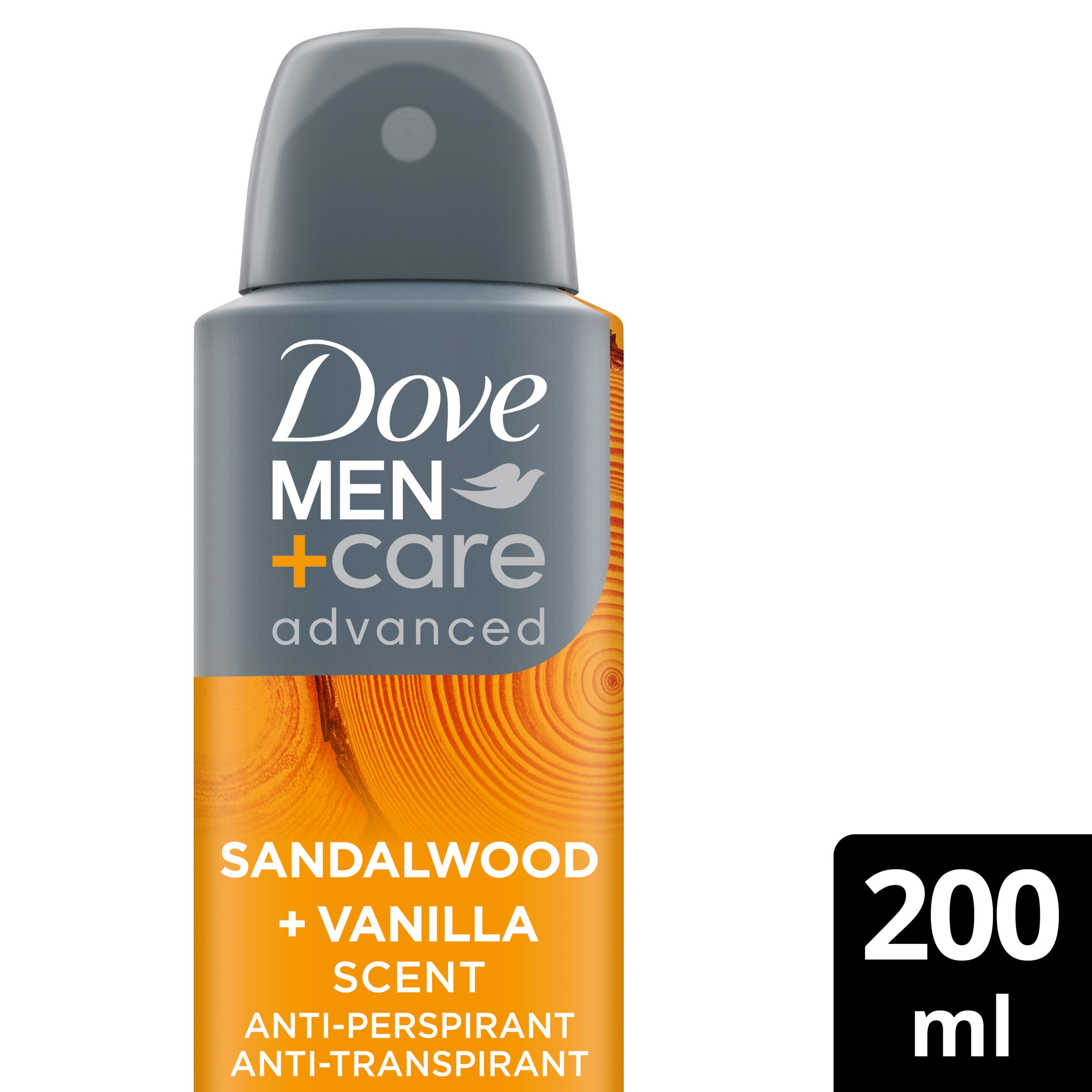 Dove Men+Care Sandalwood+Vanilla 72hr Deodorant Spray 200ml