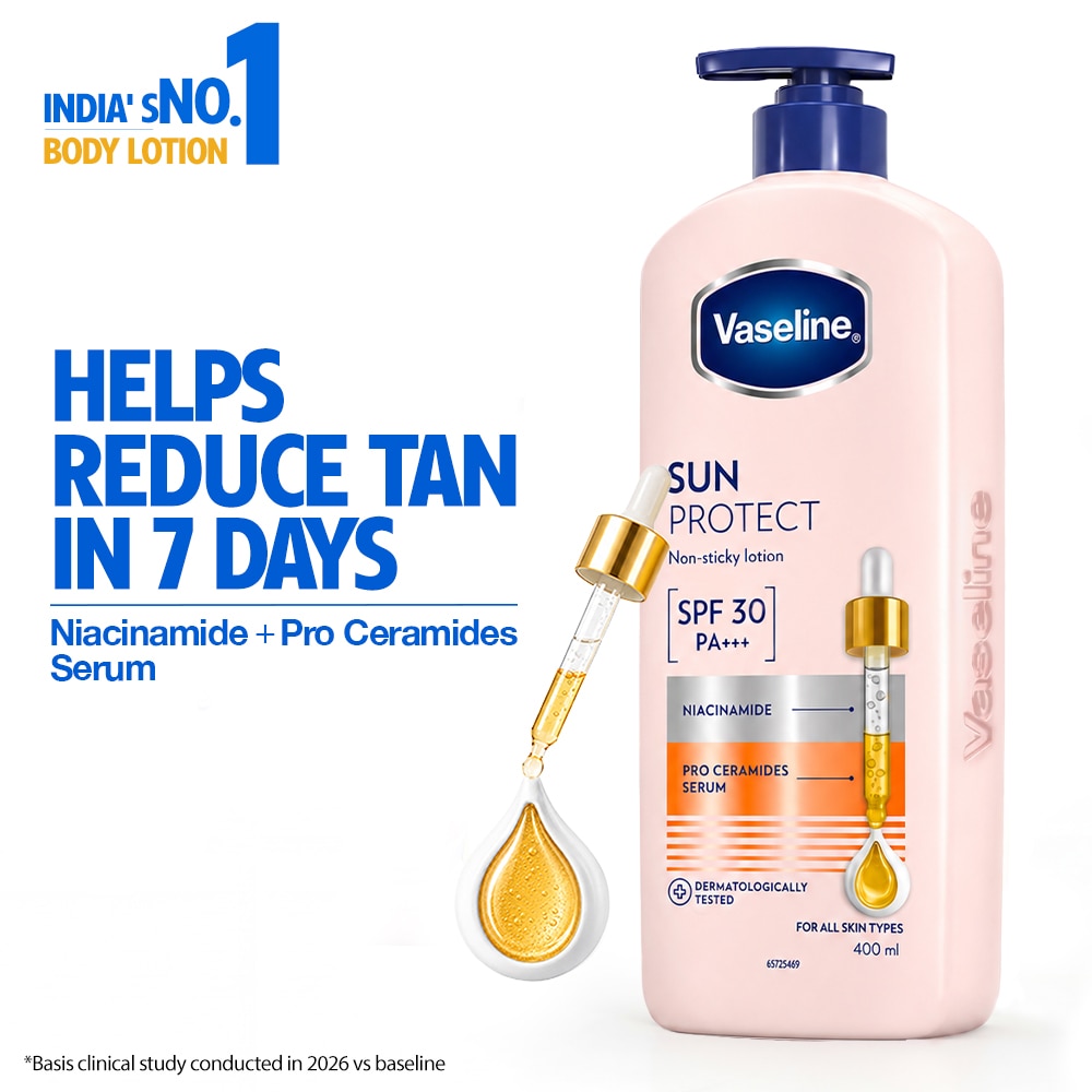 Vaseline® Sun + Pollution Protection SPF 30 Body Lotion packshot