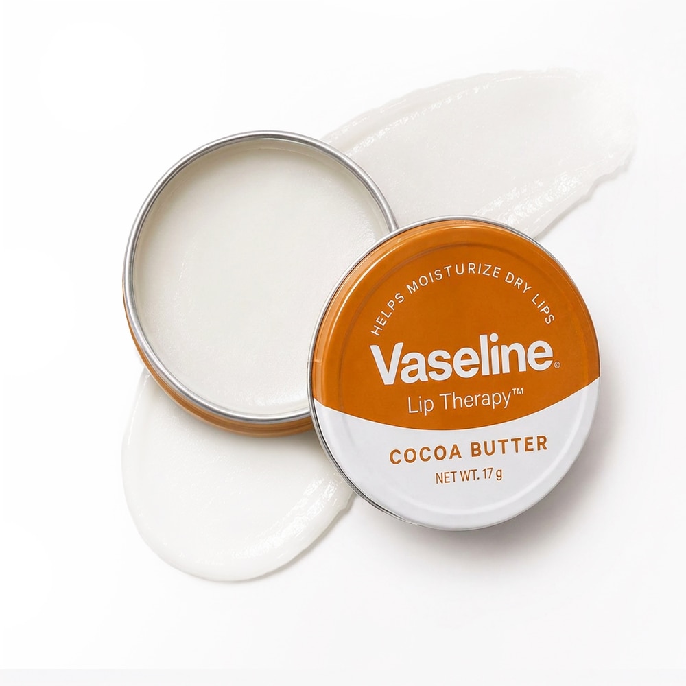 Vaseline Lip Tins Cocoa Butter Lip Balm for Dry and Chapped Lips 17 g packshot