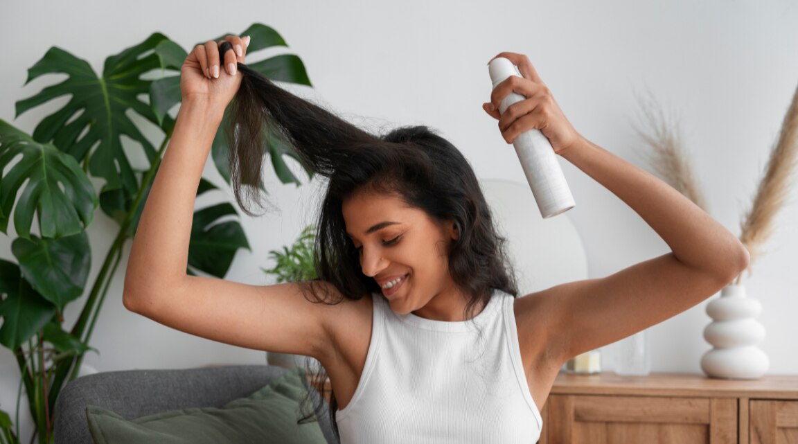 Heat Protection Spray for Hair Before Heat Styling