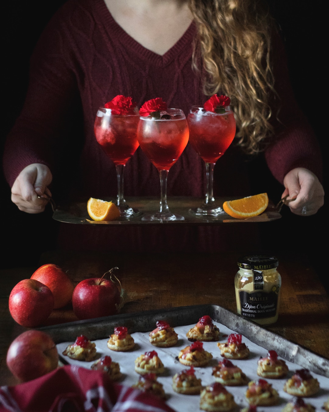 Cranberry Campari Spritz