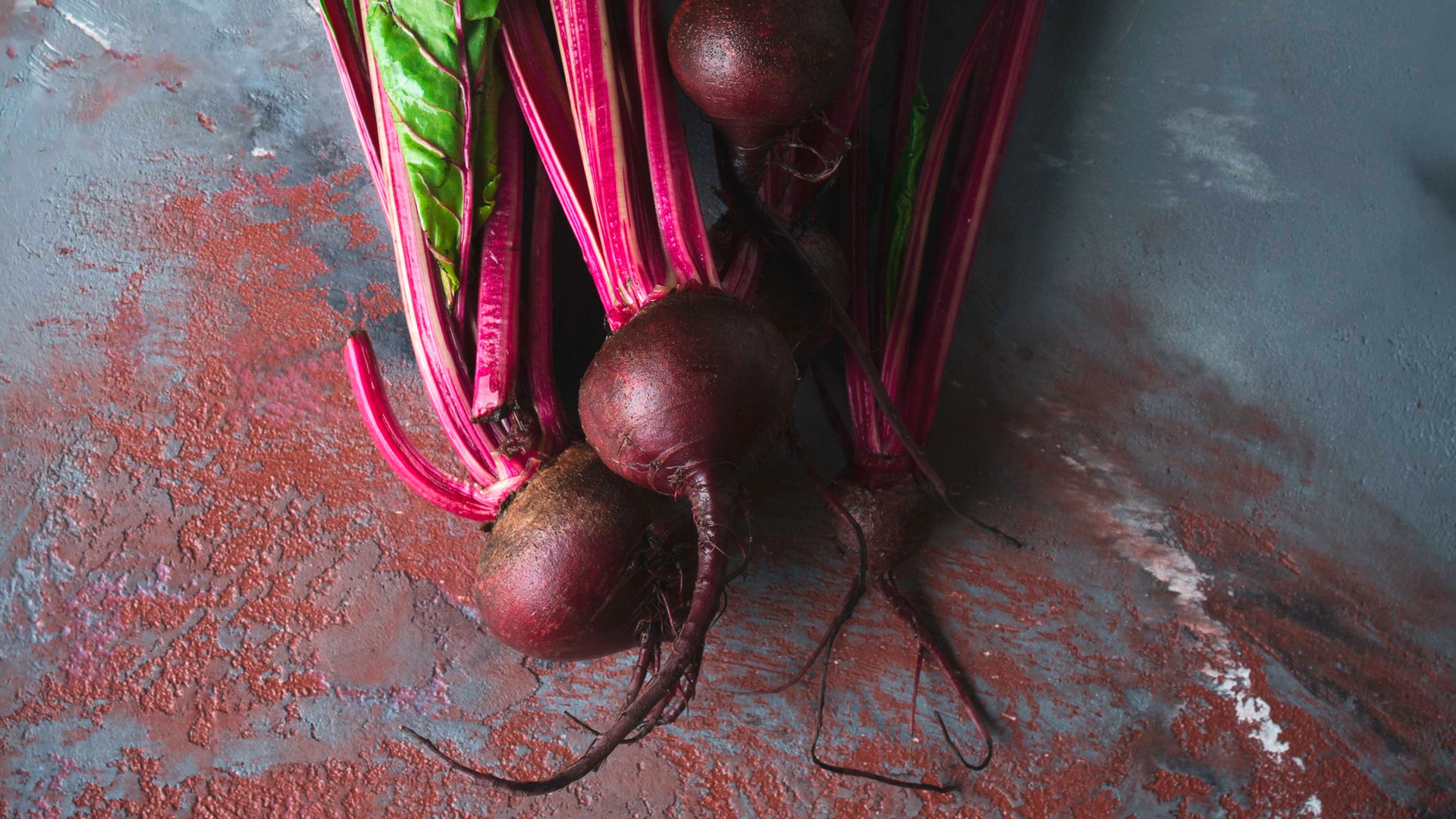Beetroots on a table