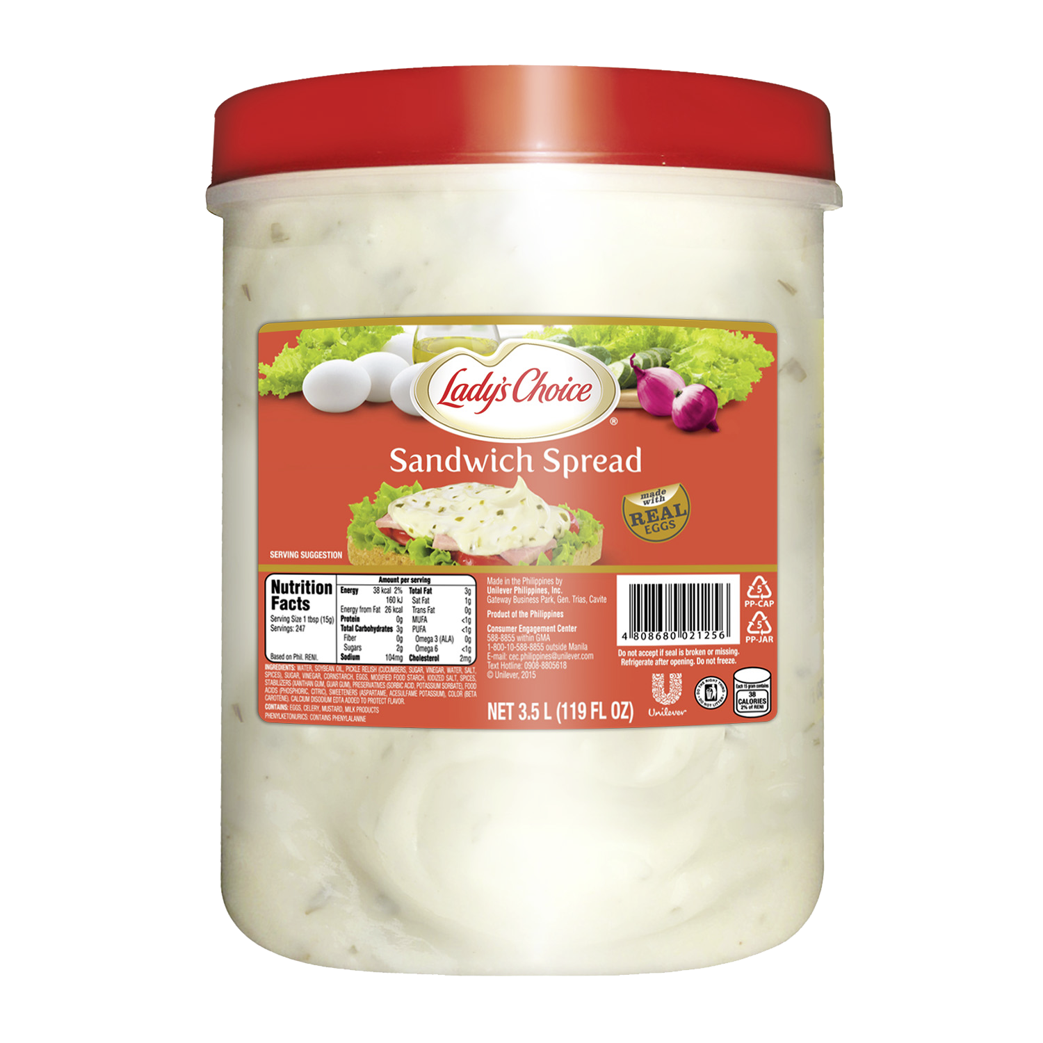 sandwich spread 3.5l tub