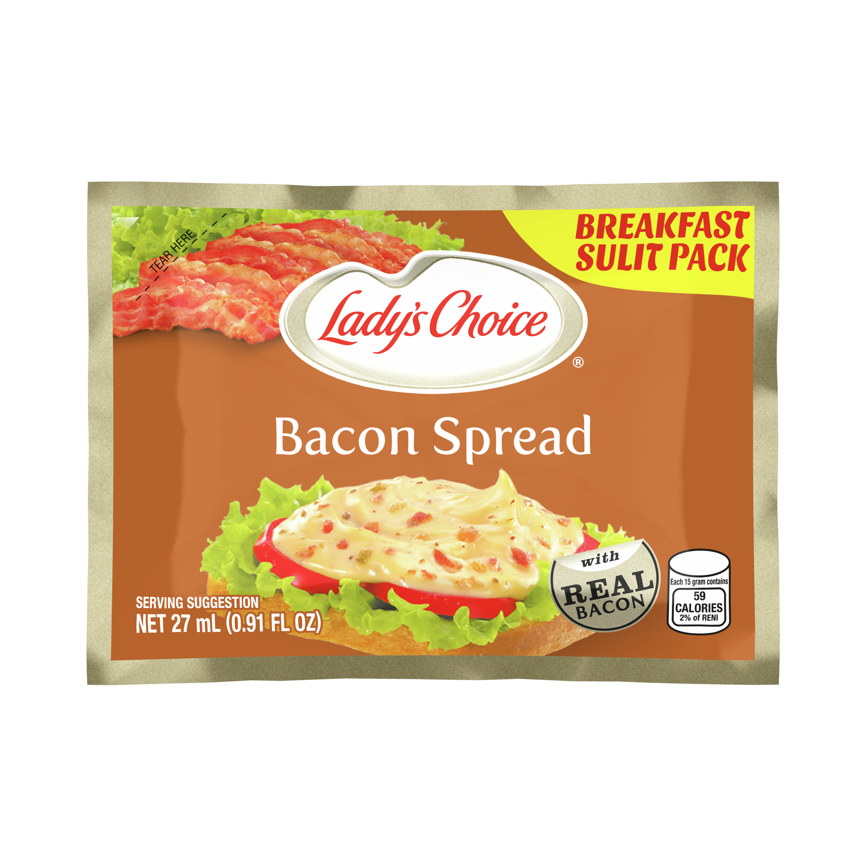 bacon 27ml sachet