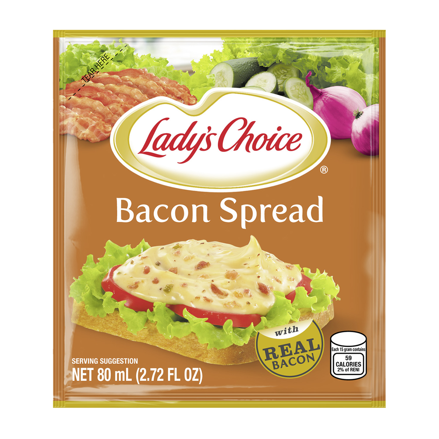 bacon 80ml pouch