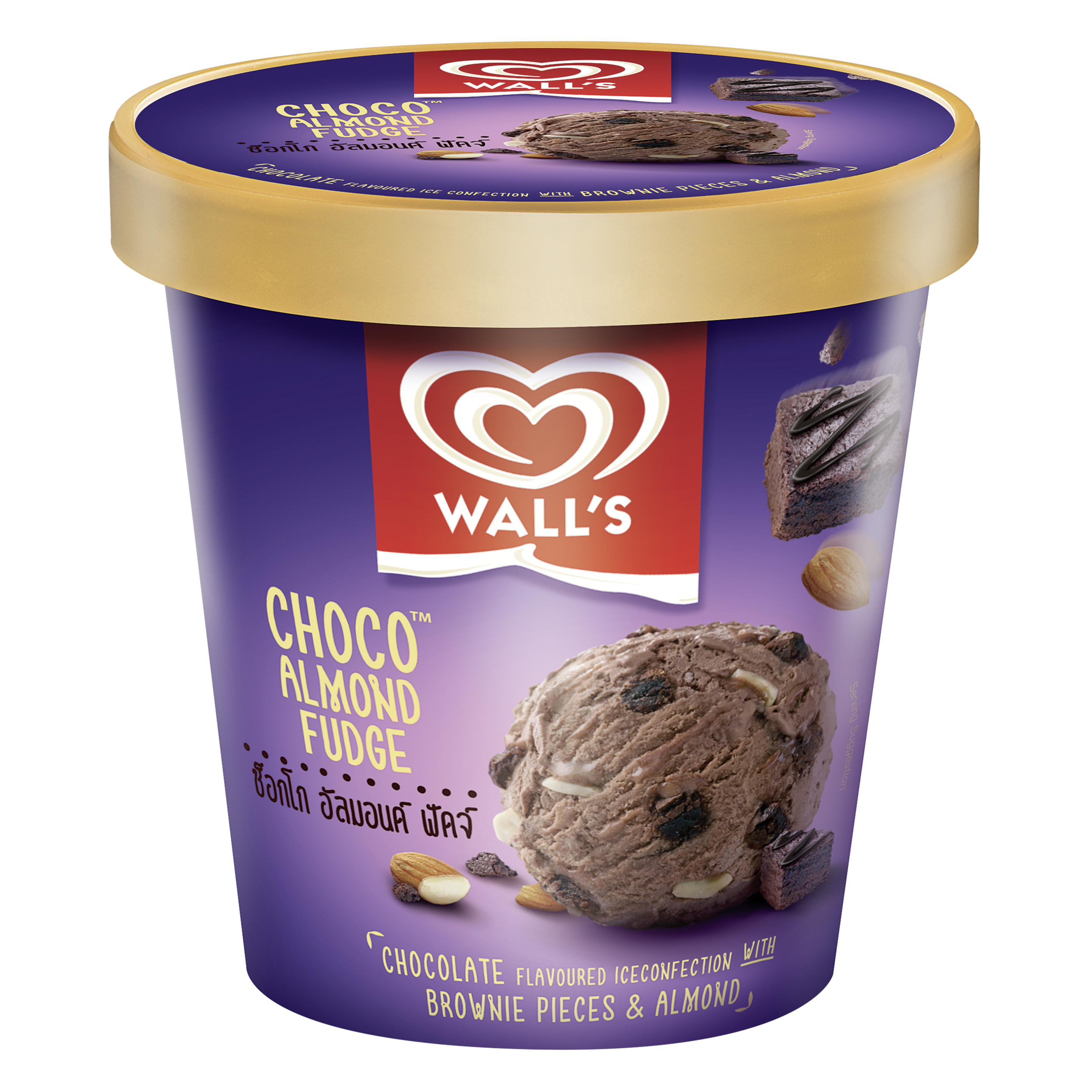 Wall's Selection Choco Almond Fudge