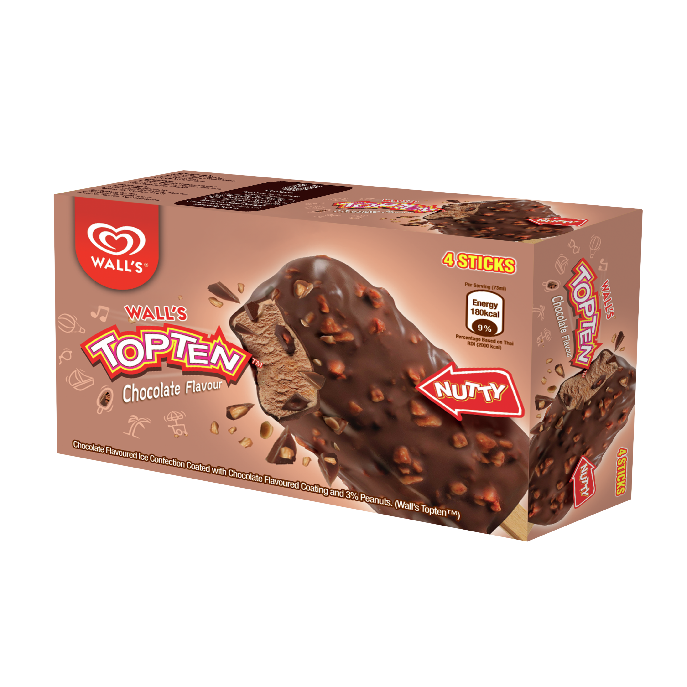 Wall's Top Ten Chocolate Multipack