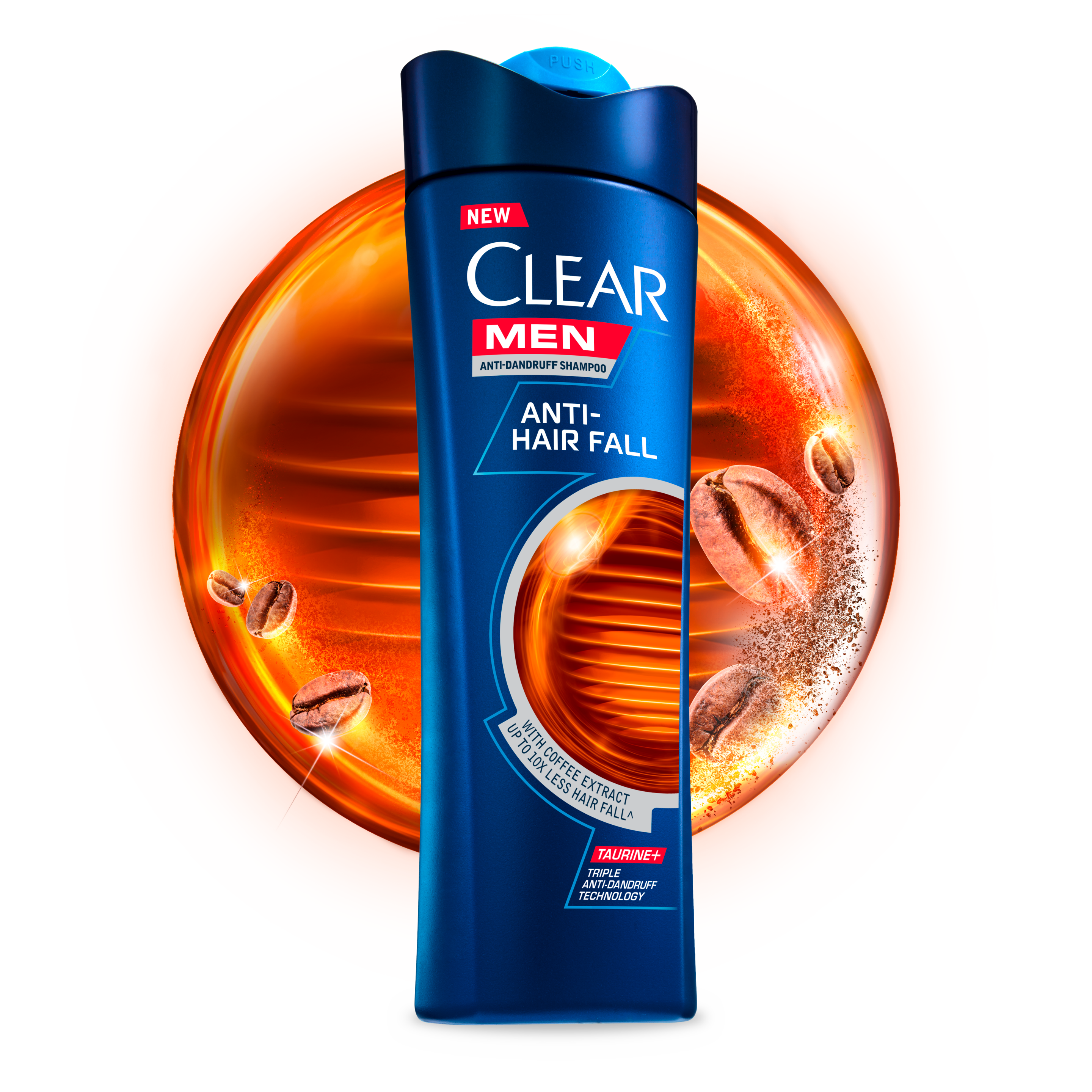 CLEAR Men Anti-Hair Fall Anti-dandruff shampoo Text