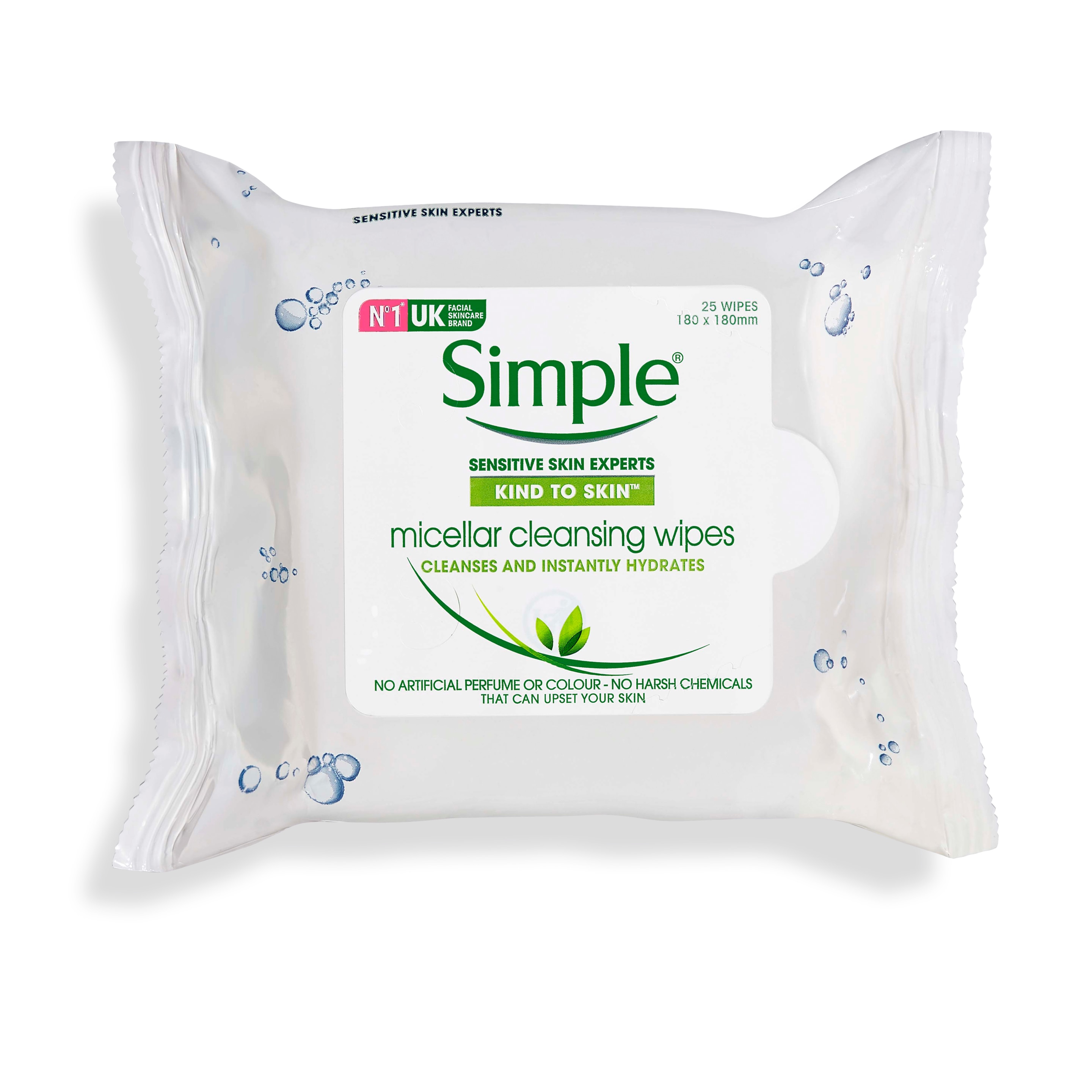Simple Kind to Skin Simple Micellar Cleansing Facial Wipes