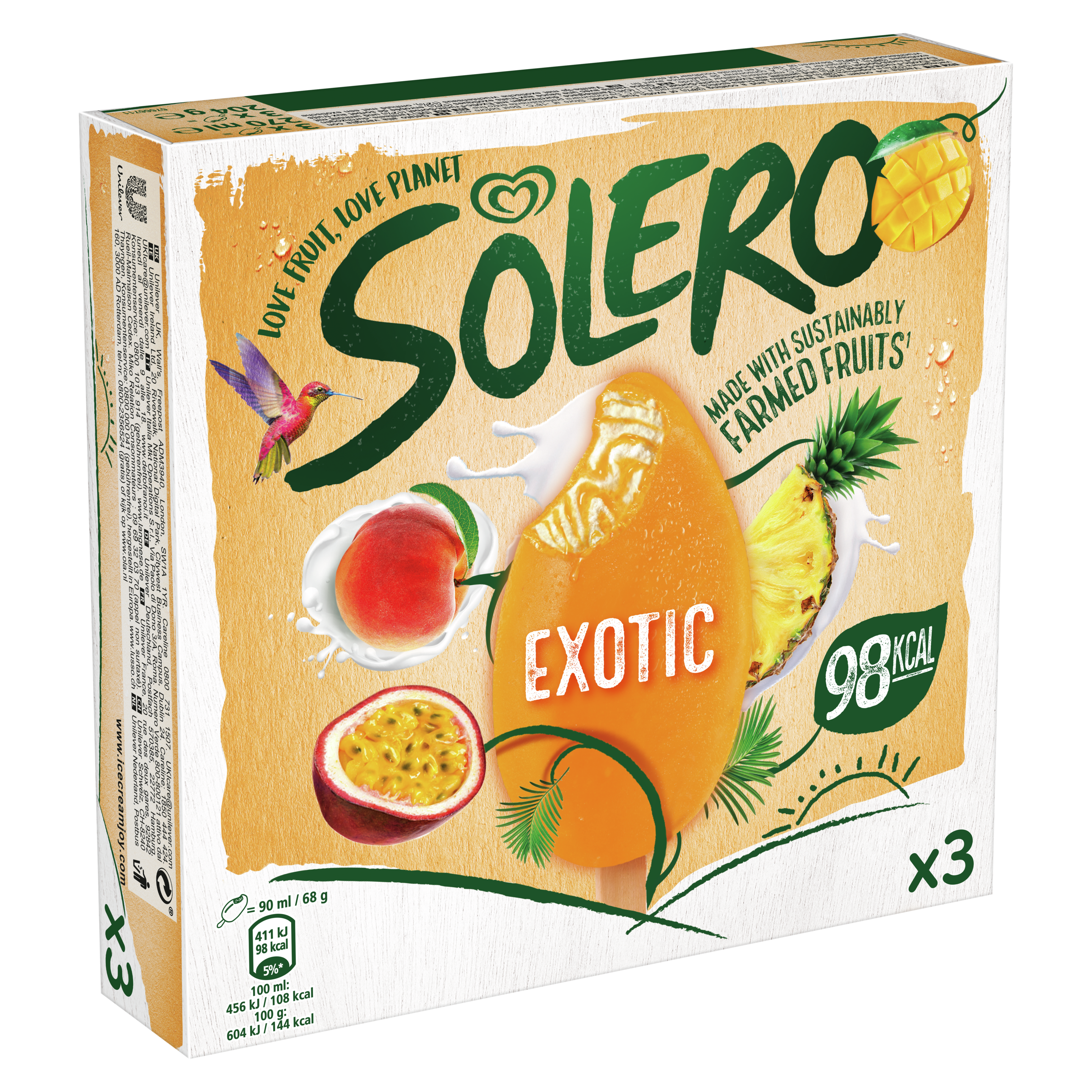Solero Exotic 3-pak