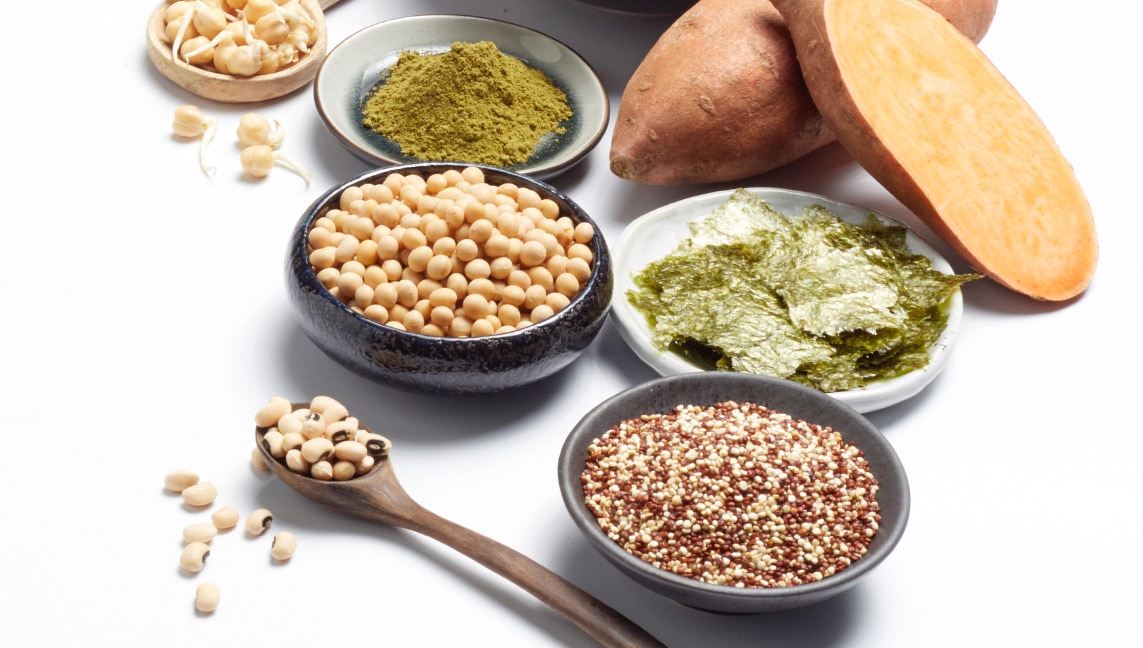 Pulses & Grains in bowls