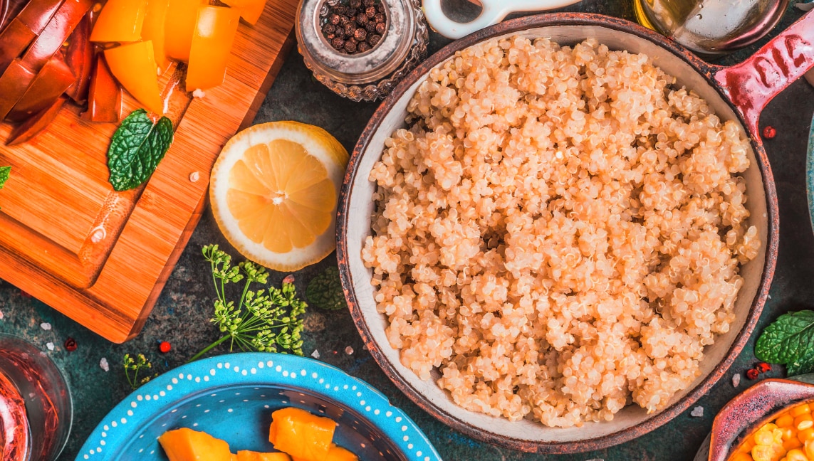 Obtenir un quinoa léger et souple