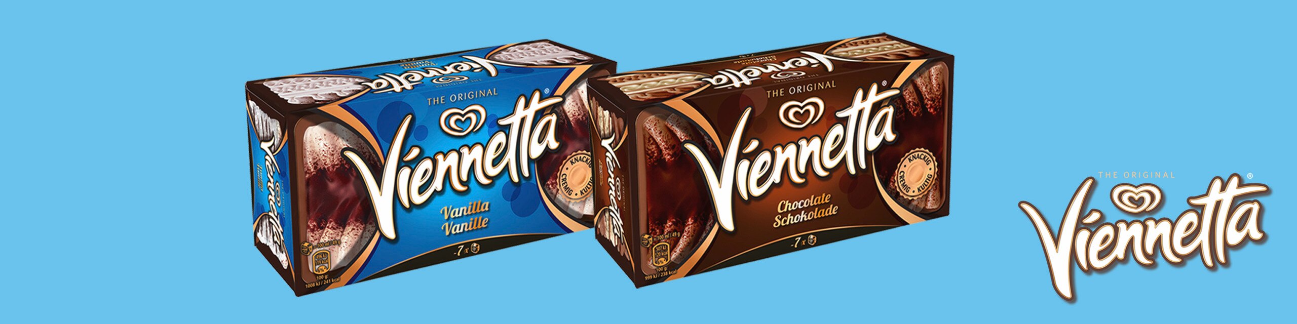 Eiscreme mit Viennetta Logo