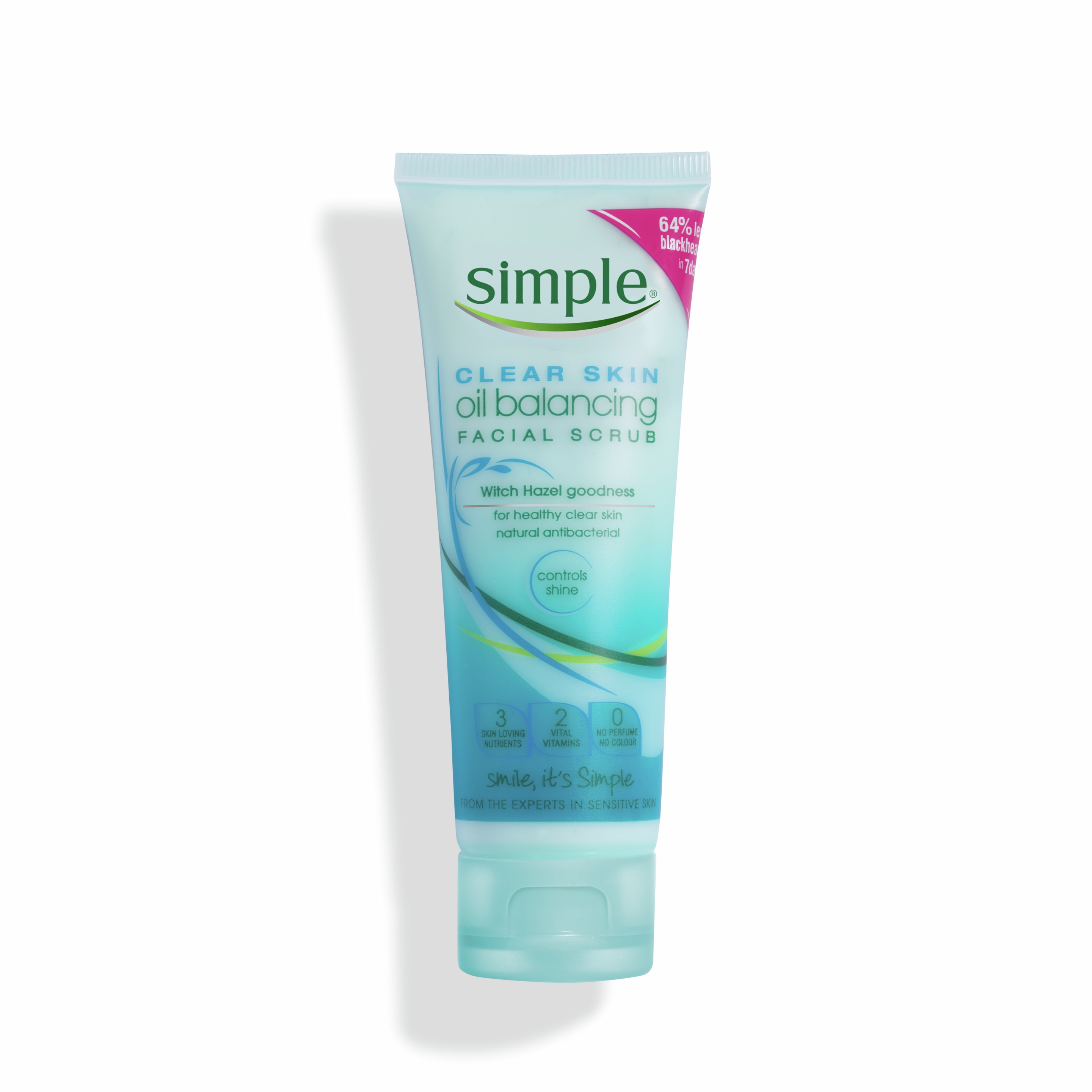 Simple Clear Skin Oil Balancing Facial Scrub packshot