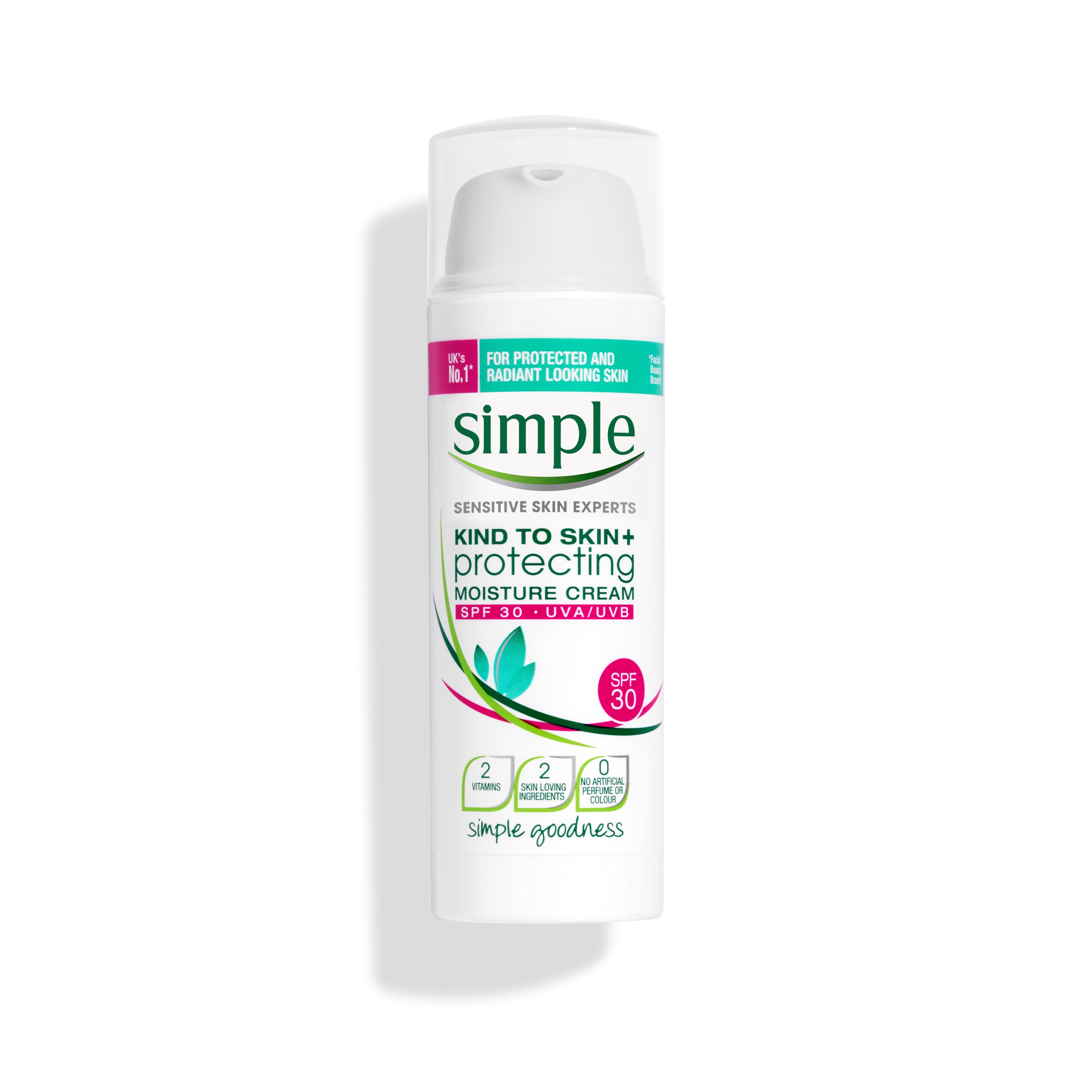 Simple Kind to Skin Protecting Moisturiser Cream with SPF 30 packshot