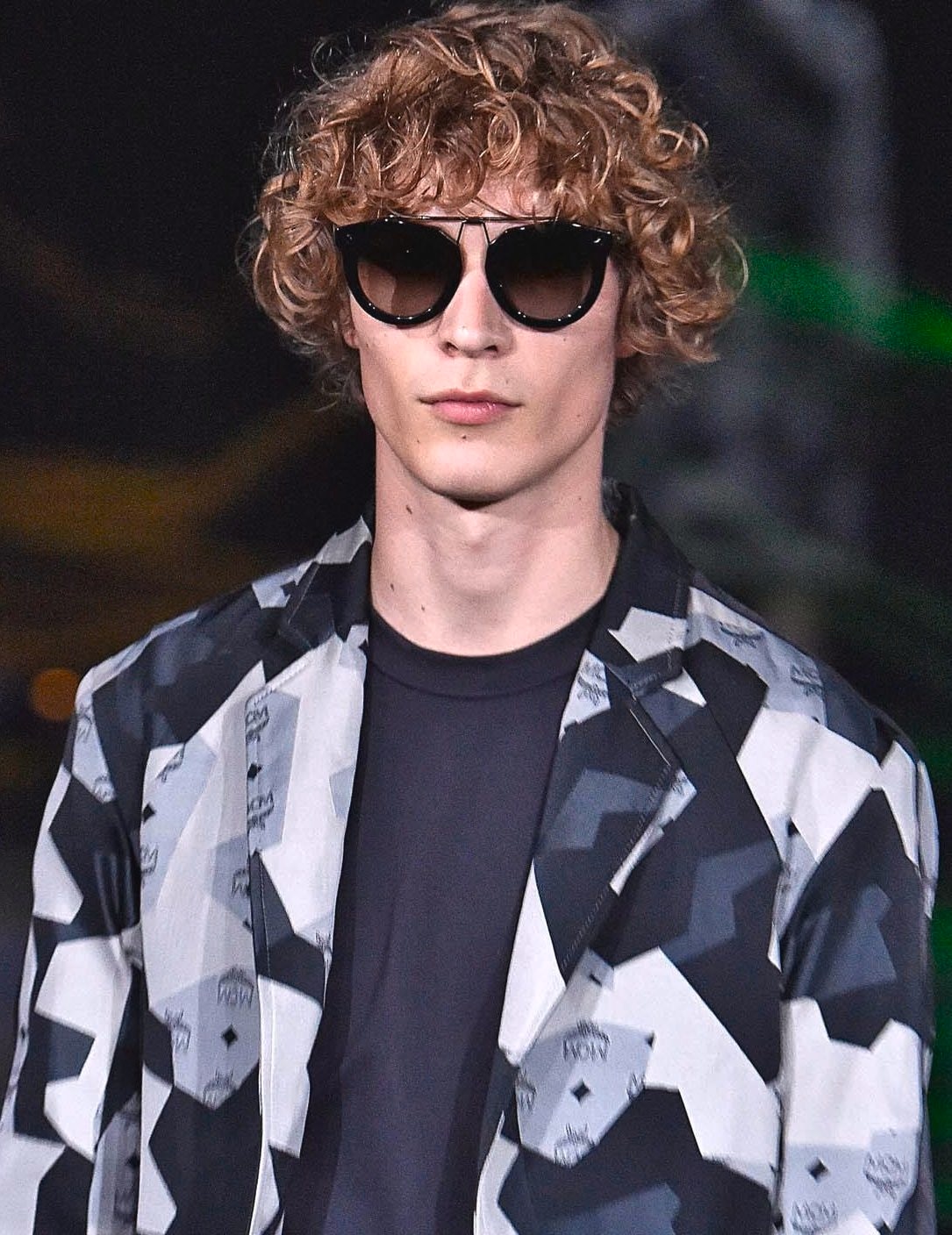 Chase Hudson with E boy hair curtains