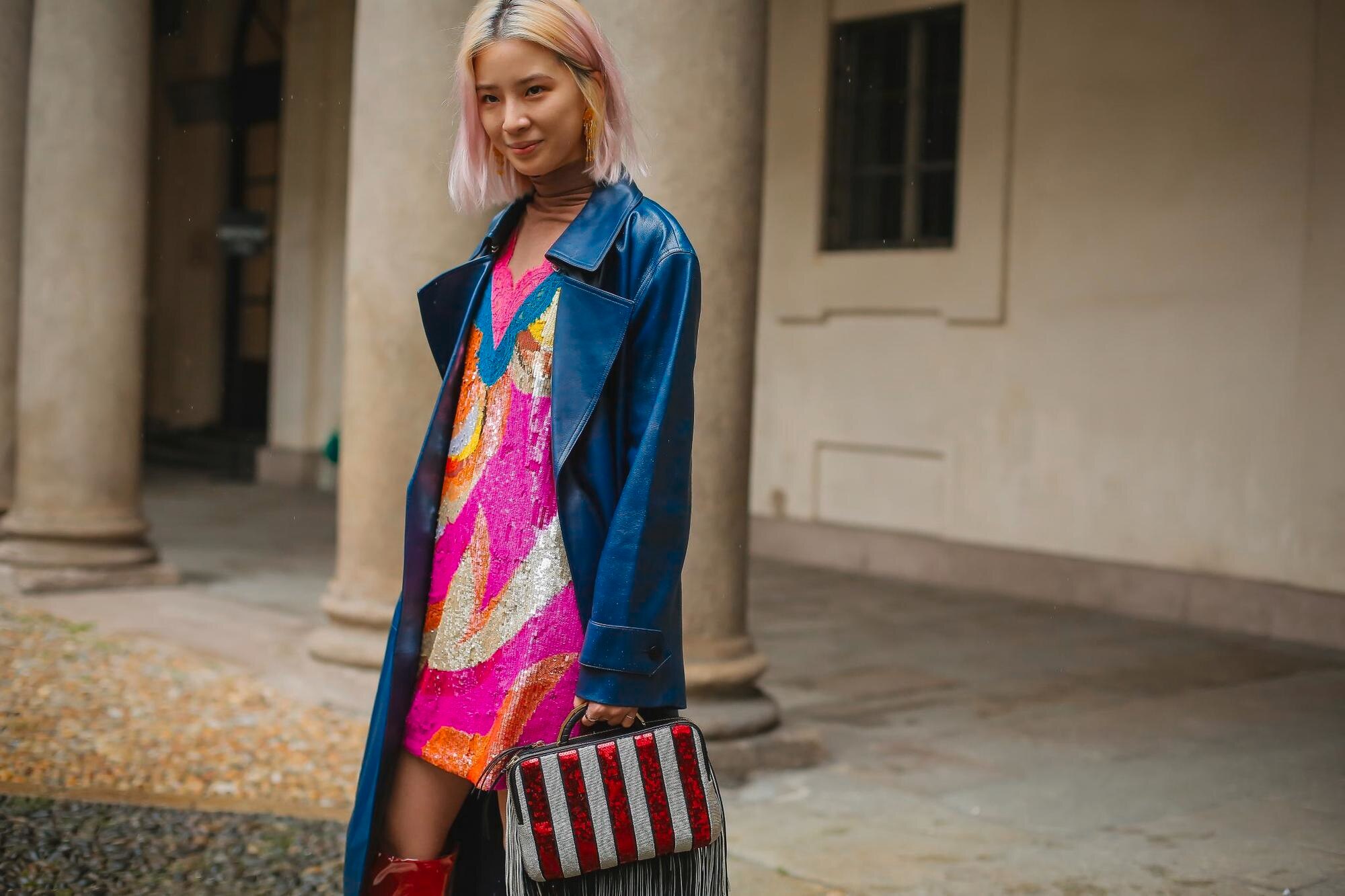 Ombre neapolitan di di jalan kota Milan yang menarik perhatian kami. (Foto: Indigitalimages.com)