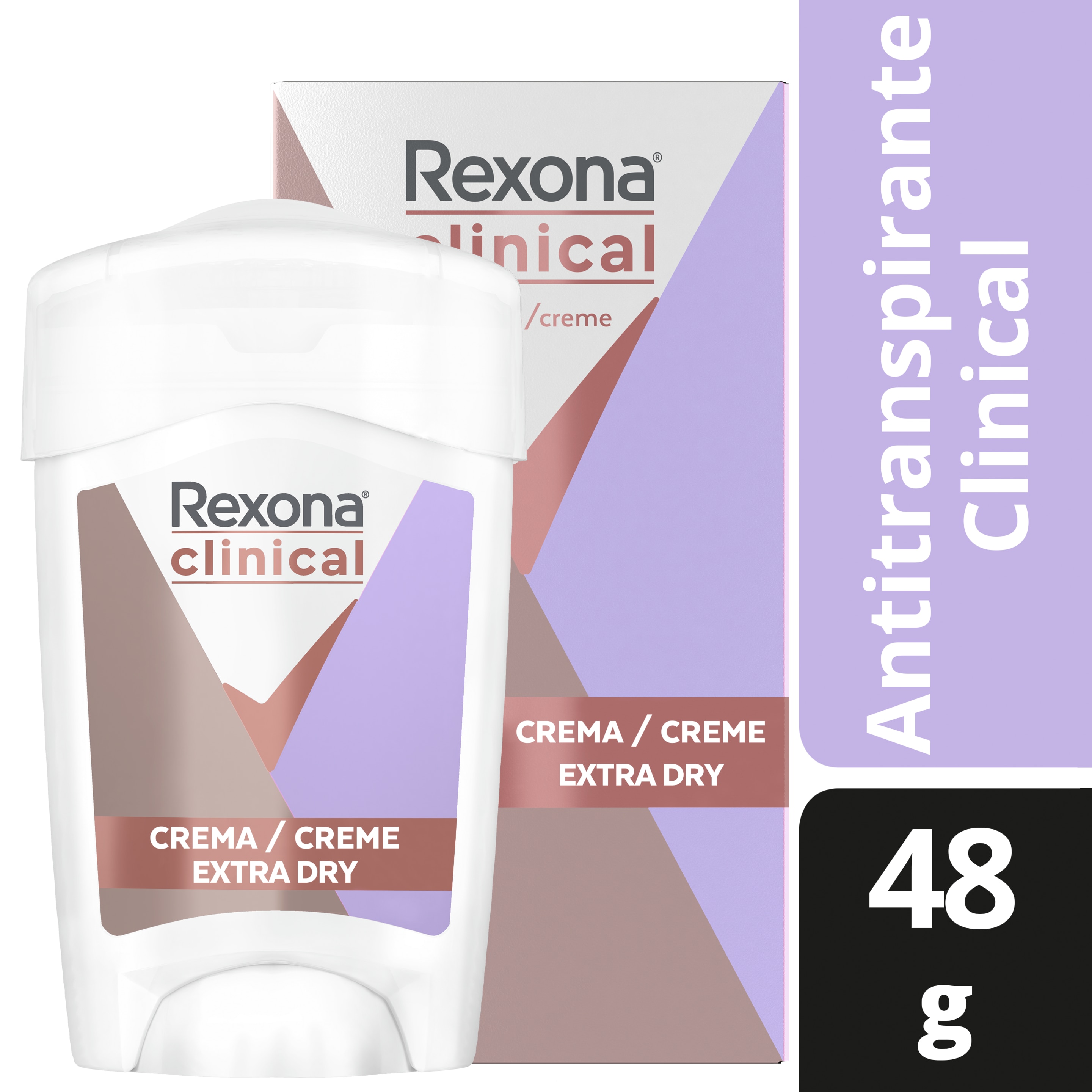 Rexona Women Antitranspirante Clinical Extra Dry 48gr