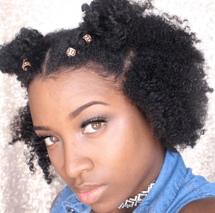 Woman with dark brown balayage straight hair