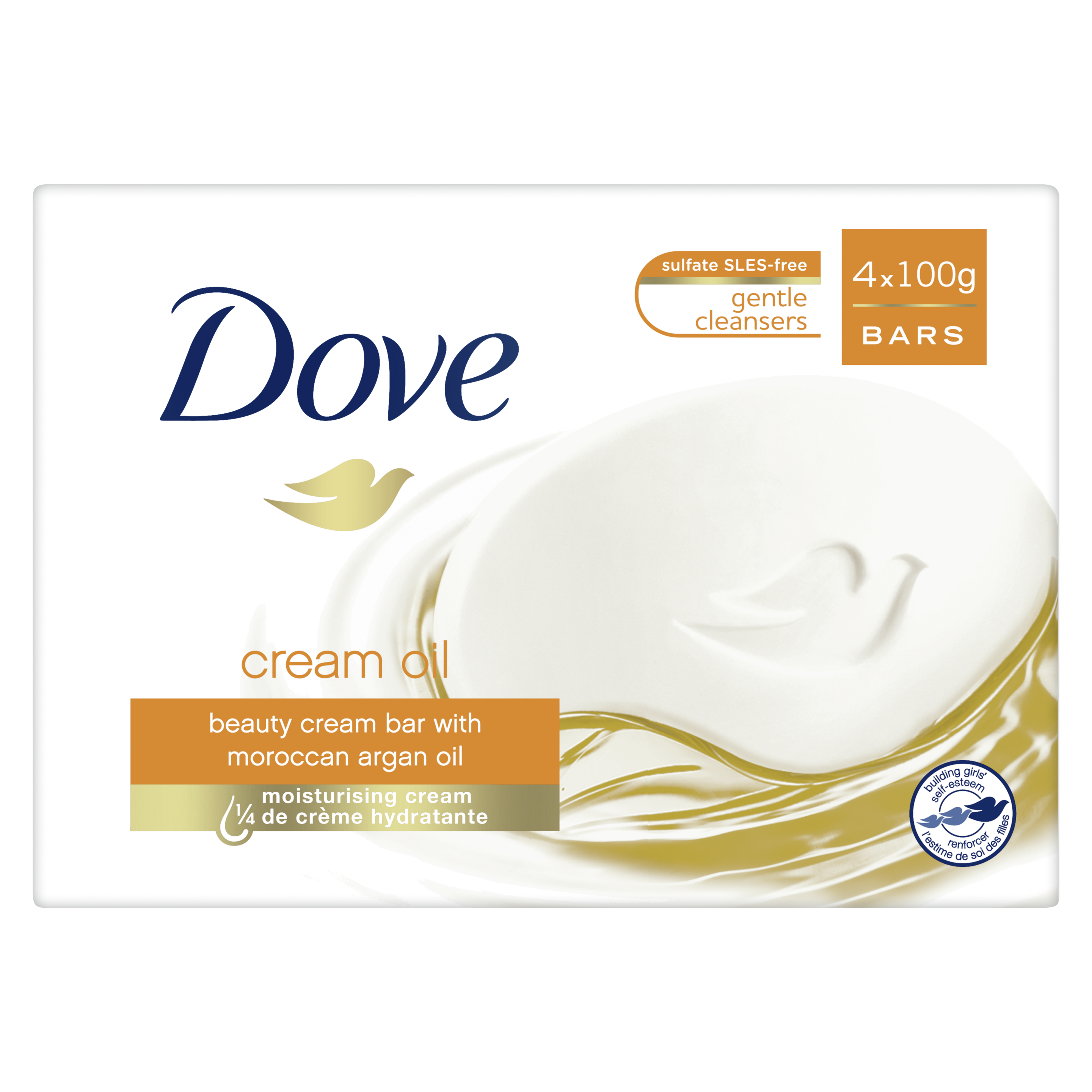Dove Săpun-cremă Nourishing Care & Oil 4x100g