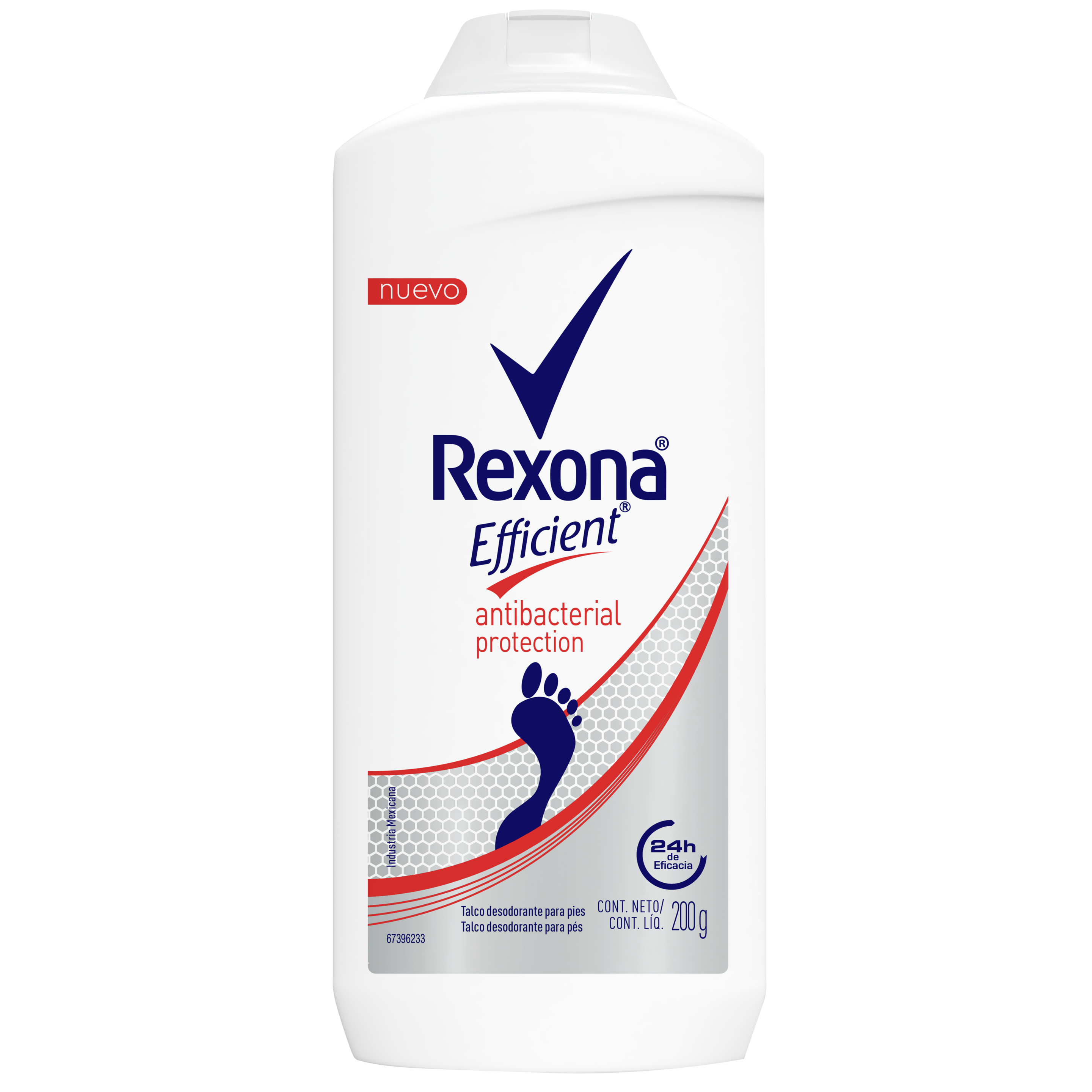 Rexona® Efficient Talco Desodorante Antibacterial Protection para pies